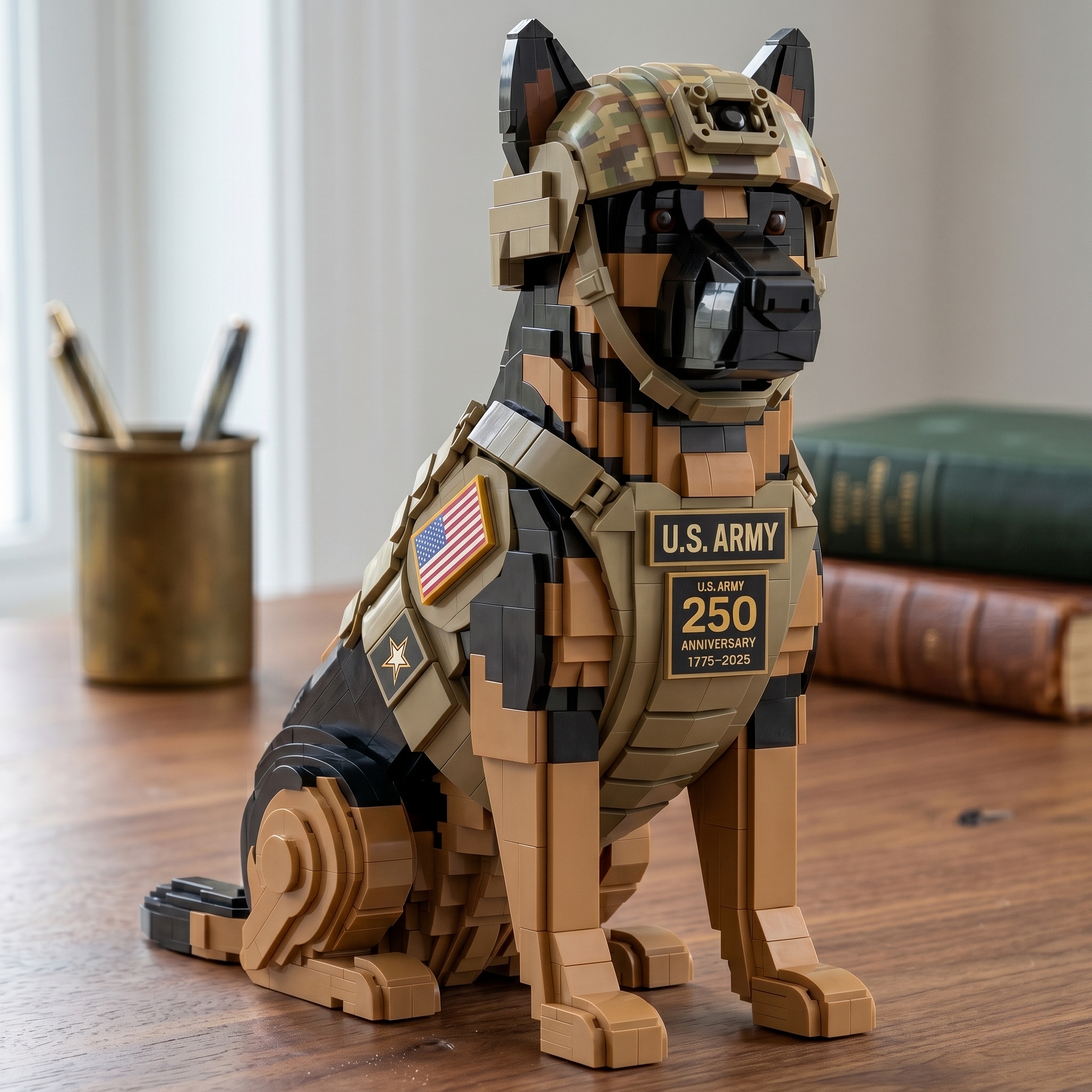 U.S. Army K9 250th Anniversary Building Set