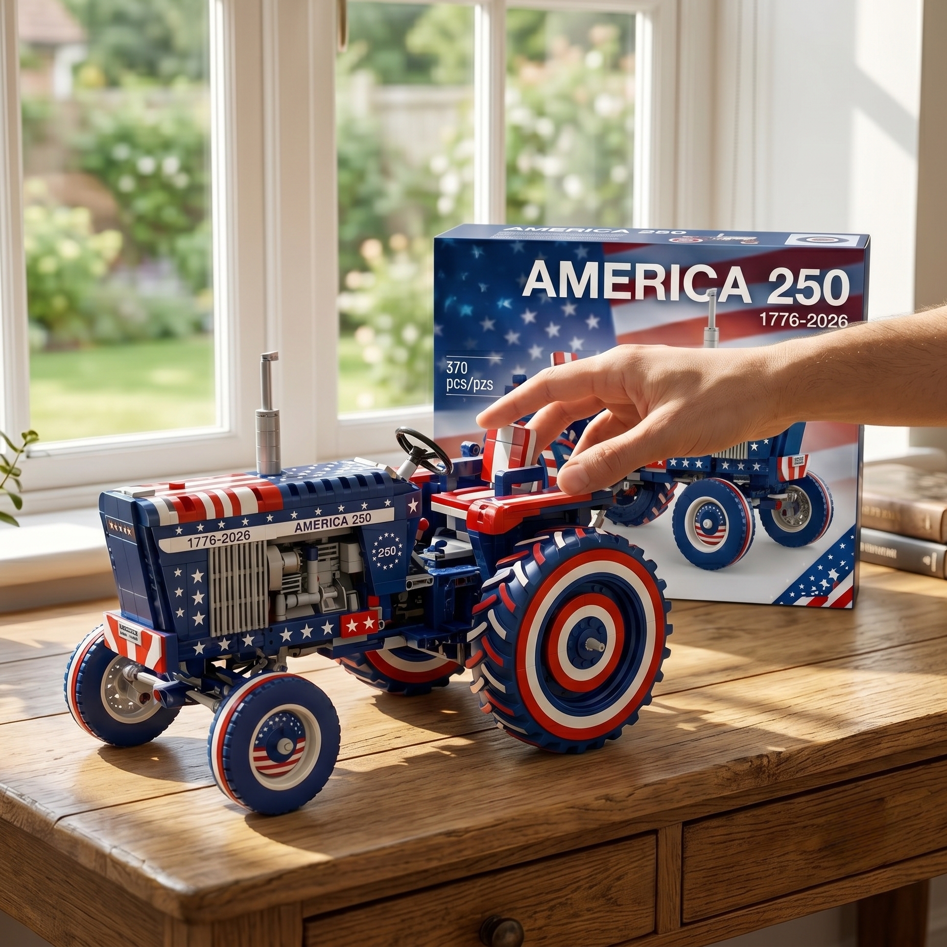 America 250 Anniversary Tractor Building Set