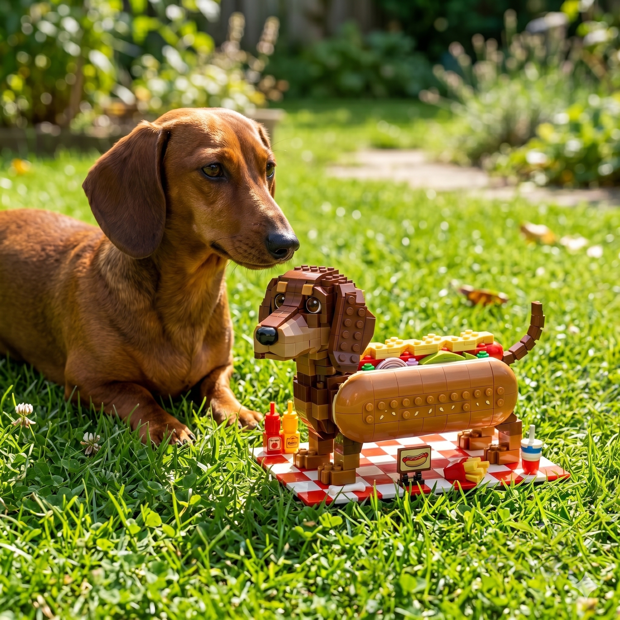 Dachshund Diner Tribute Building Set