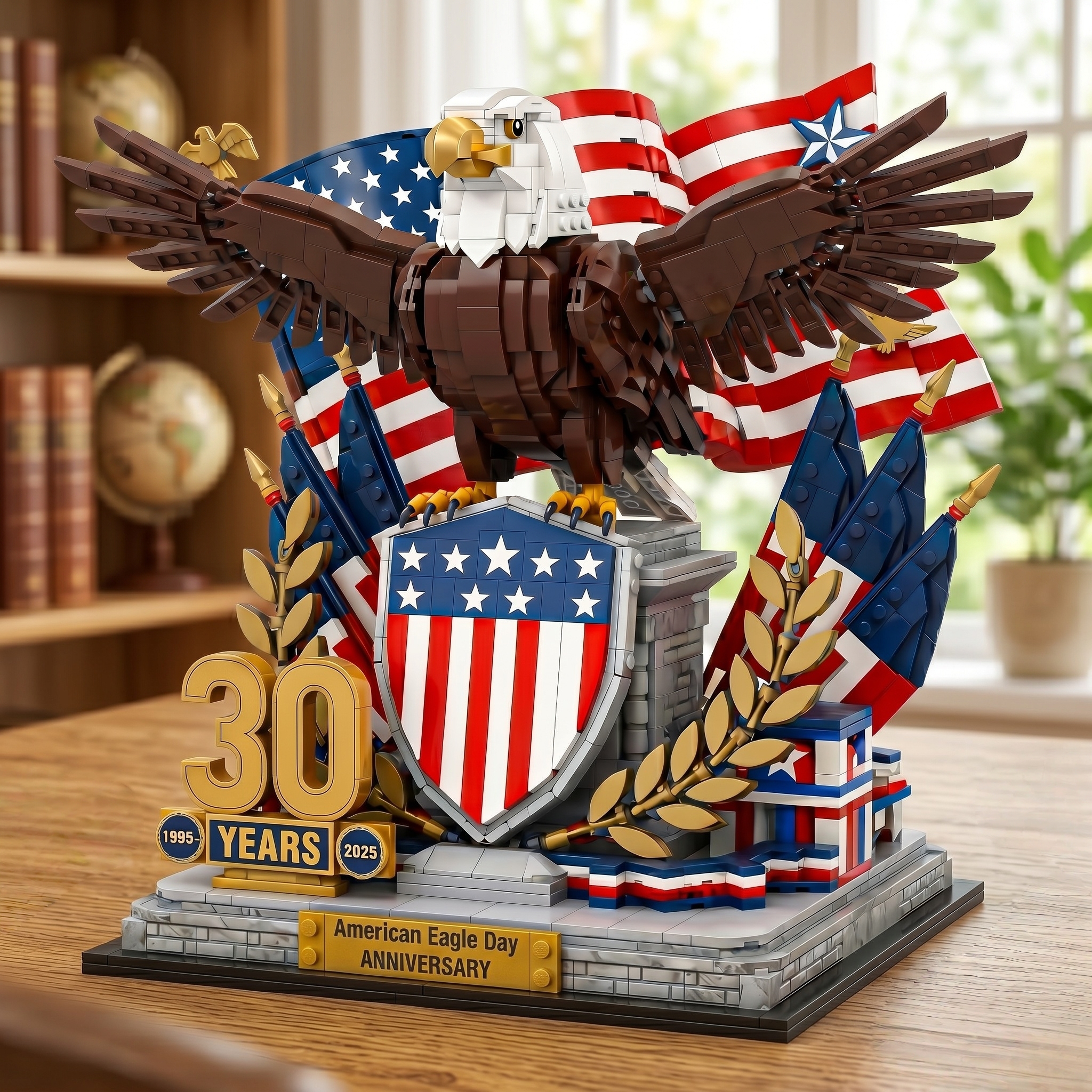 American Eagle Day 30th Anniversary Tribute Display
