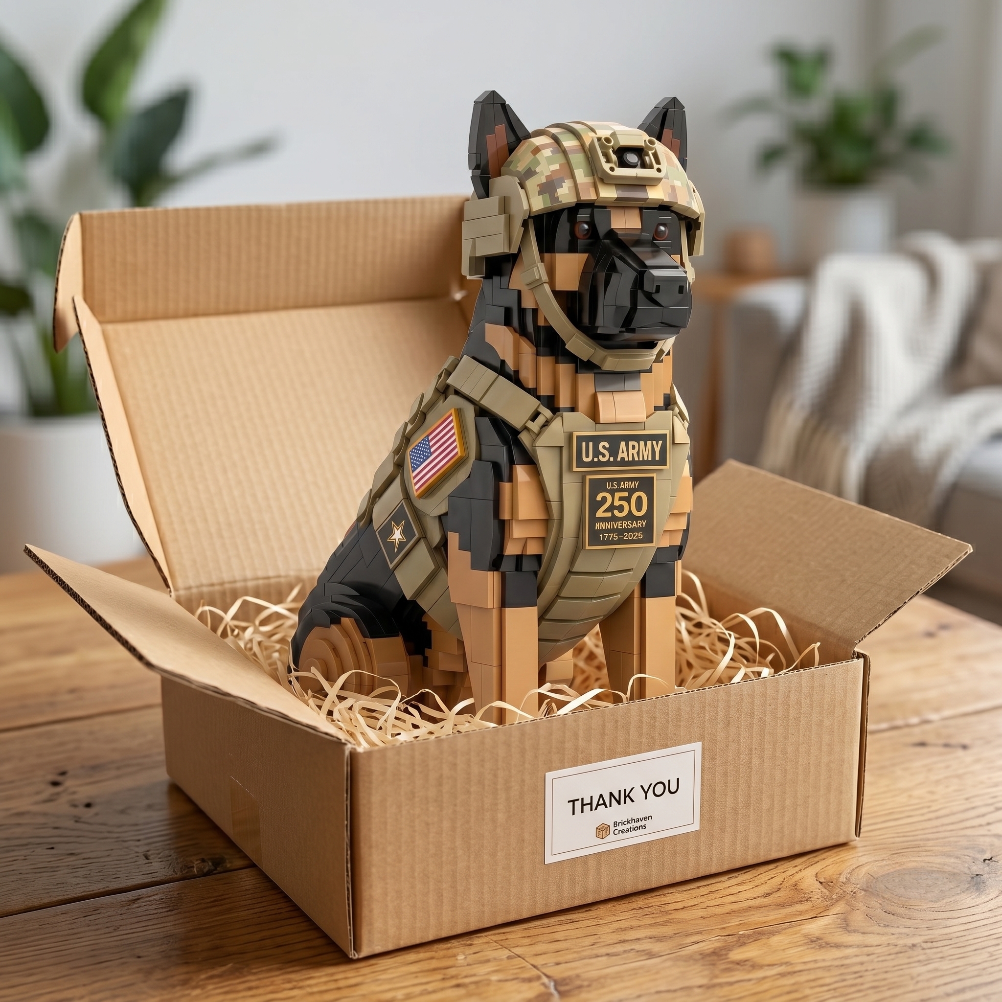 U.S. Army K9 250th Anniversary Building Set