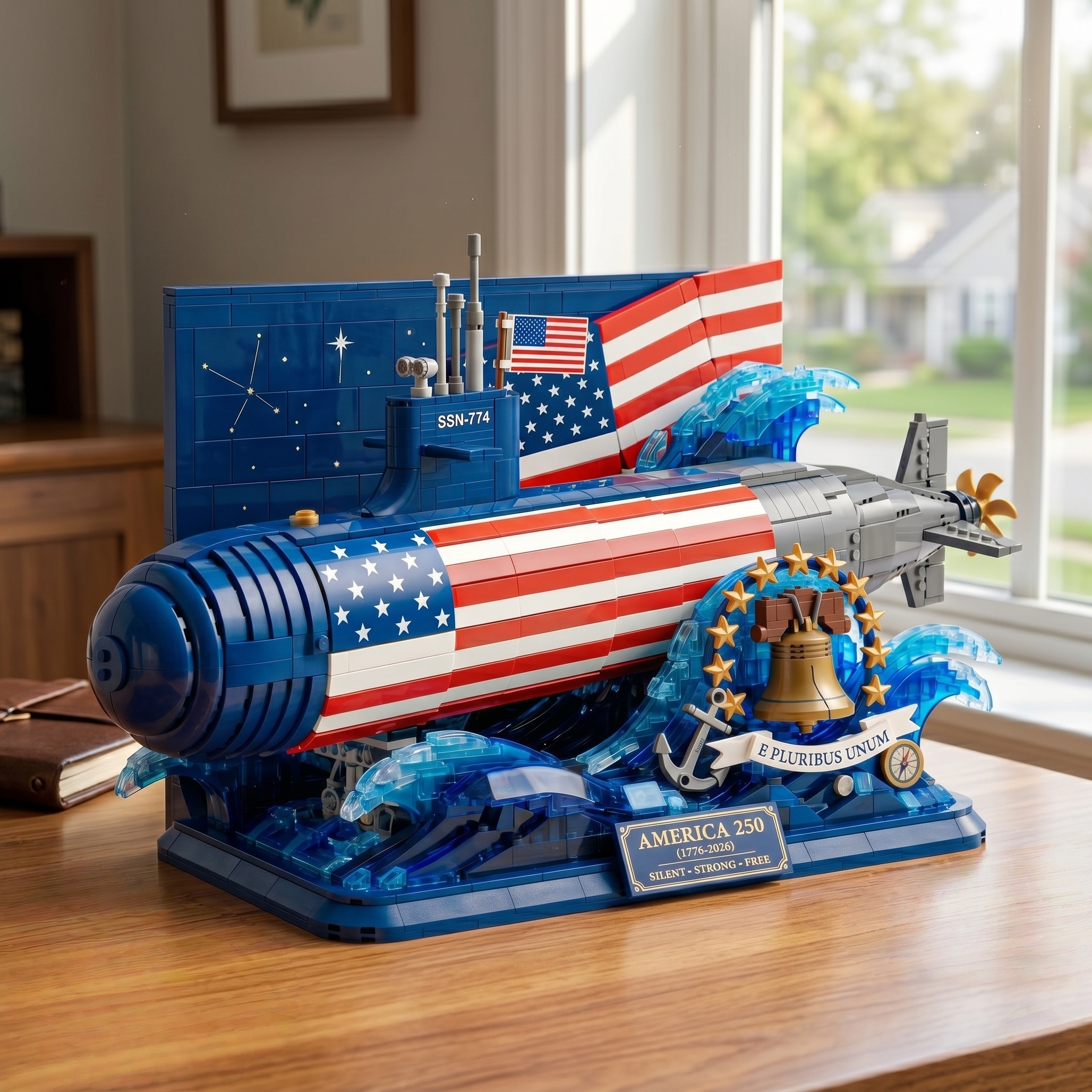 America 250 Special Edition Submarine Building Set