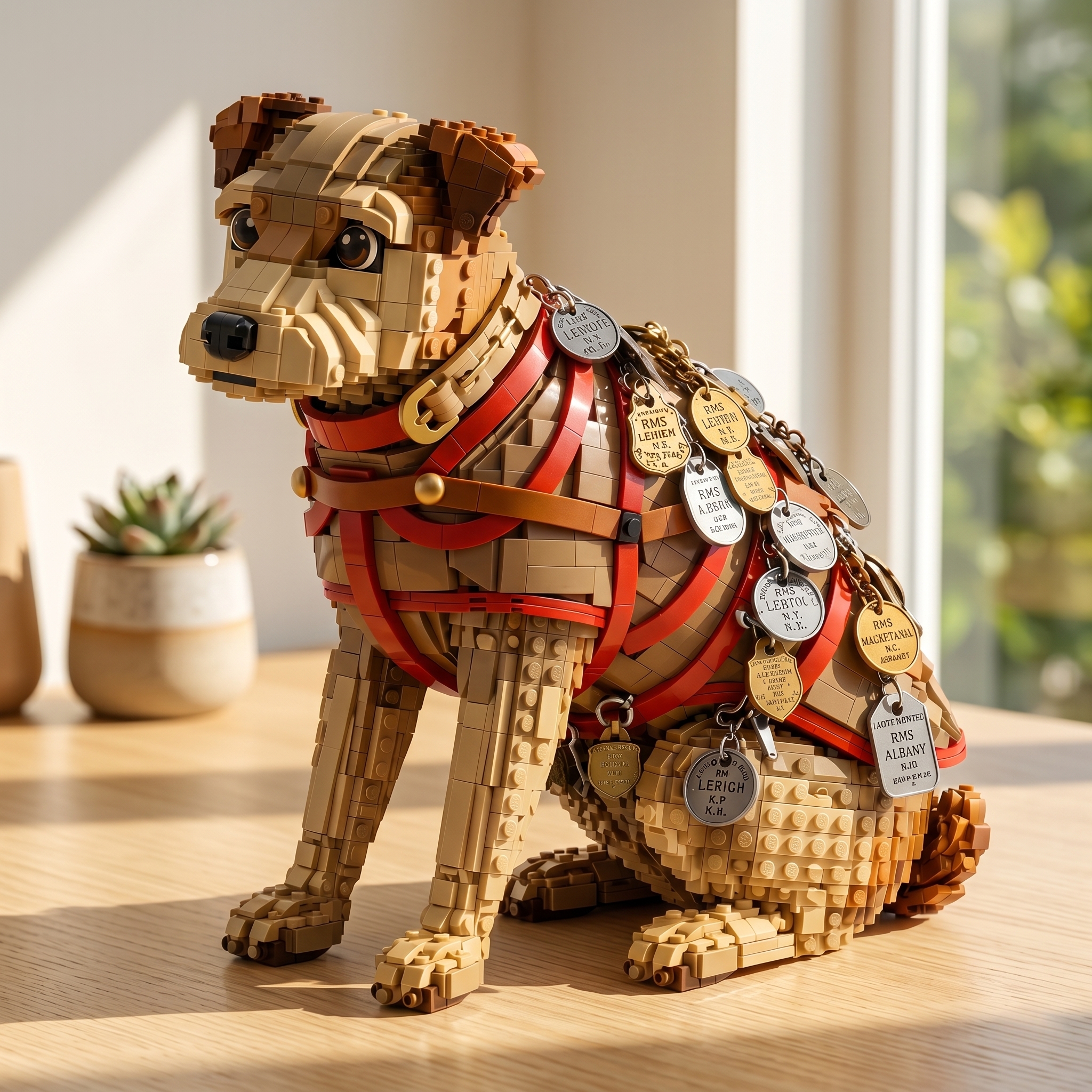 Owney Postal Dog 250th Anniversary Brick Collector Set