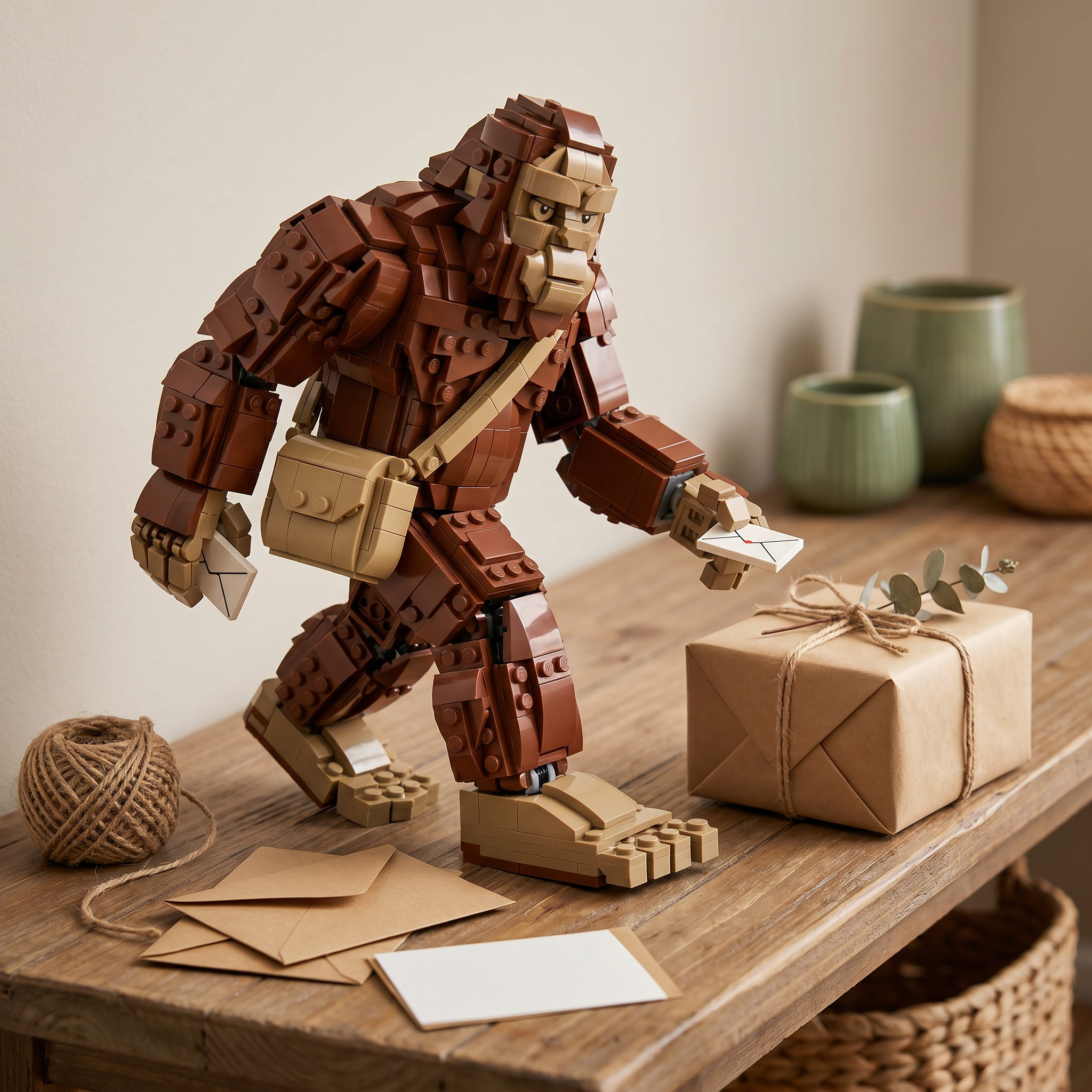 Bigfoot Forest Postman Building Block Set