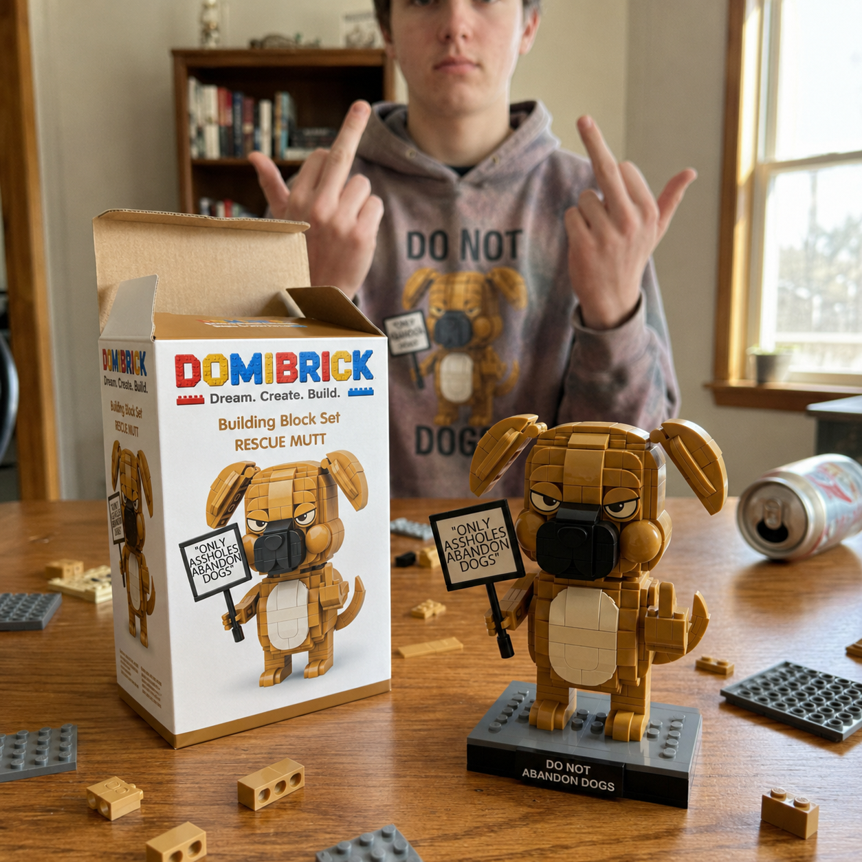 Respect Life Rescue Mutt Building Blocks Set