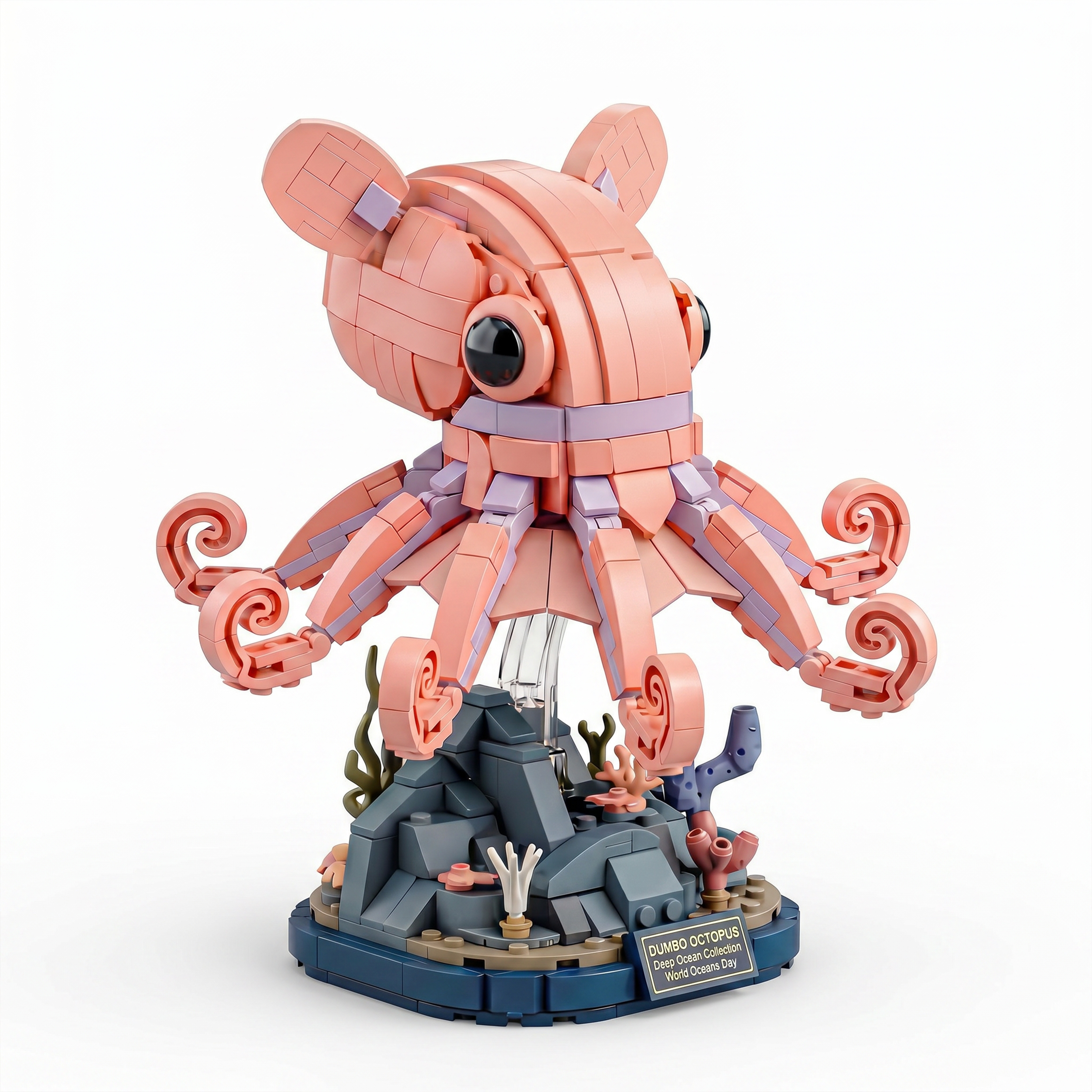 Dumbo Octopus World Oceans Day Collector's Edition Building Blocks Set