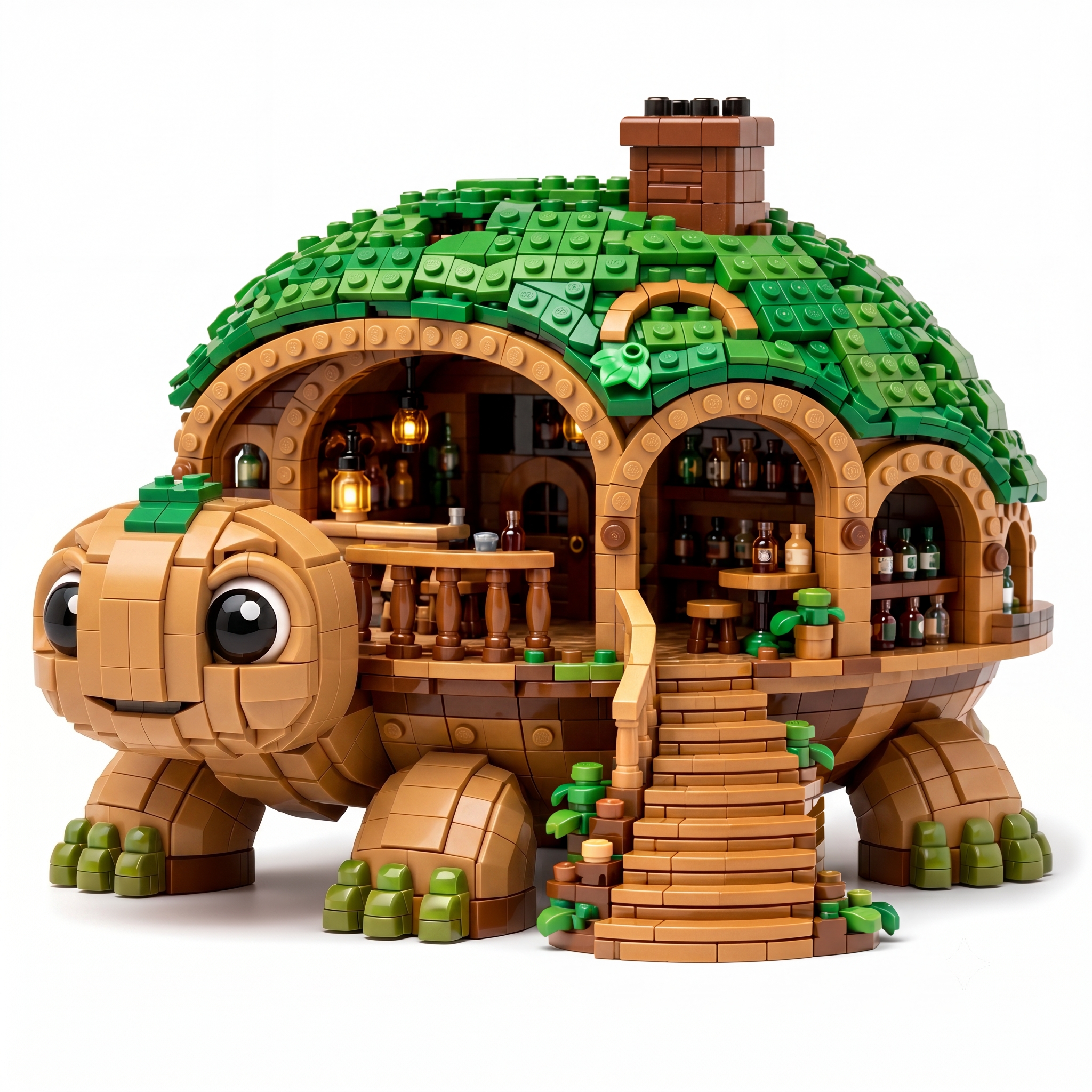 Turtle Forest Tavern Display Building Set