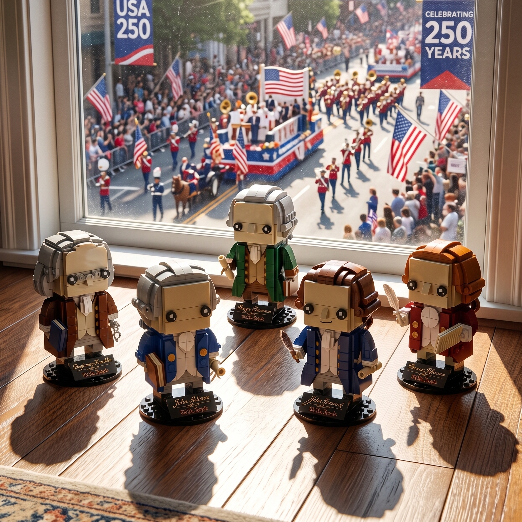 We the People Building Block Figures