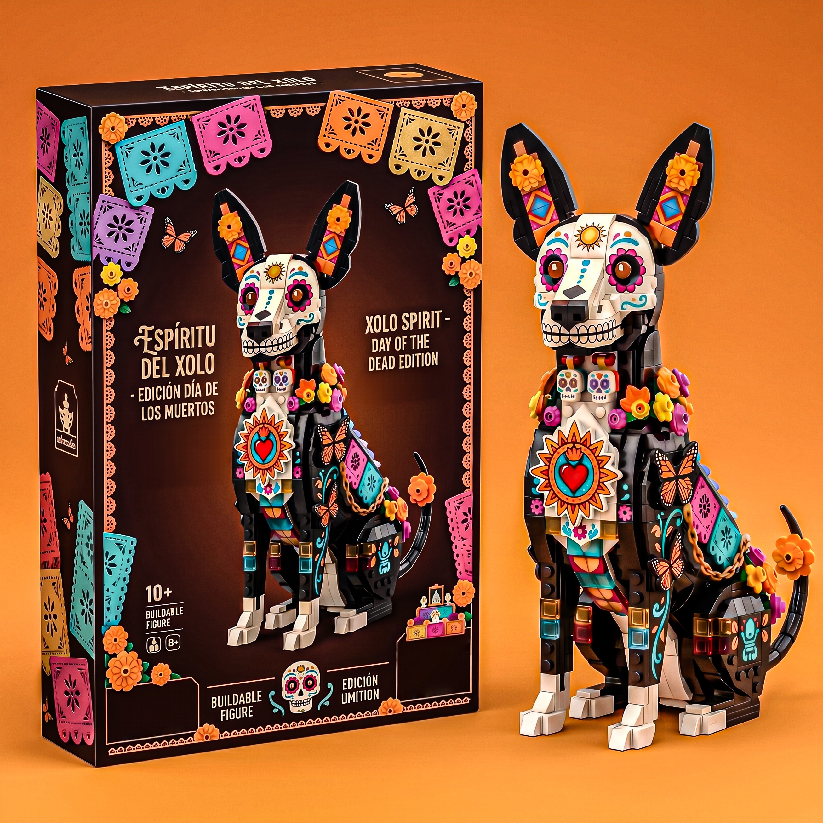 Day of the Dead Xolo Spirit Building Set