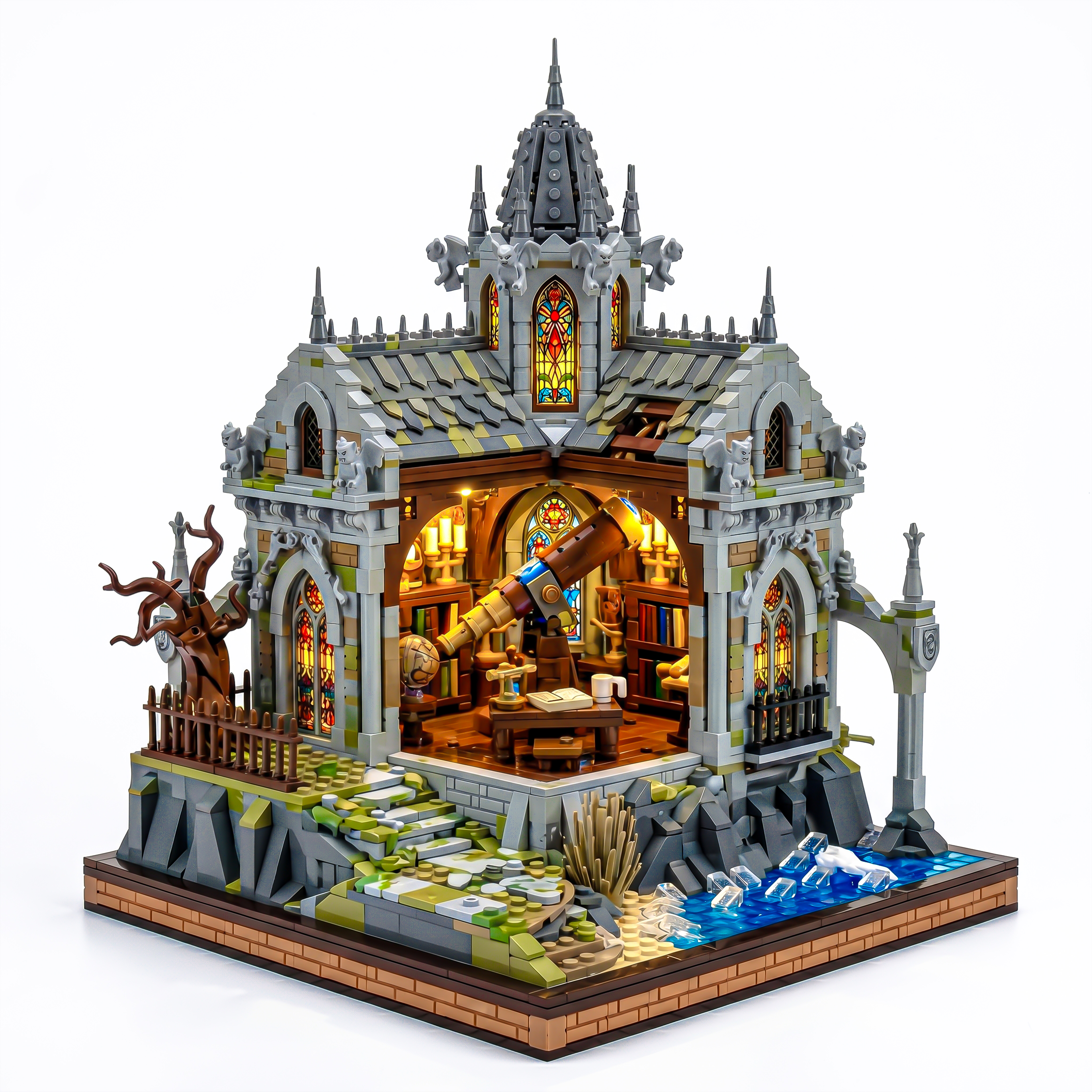Gothic Observatory Legacy Building Set