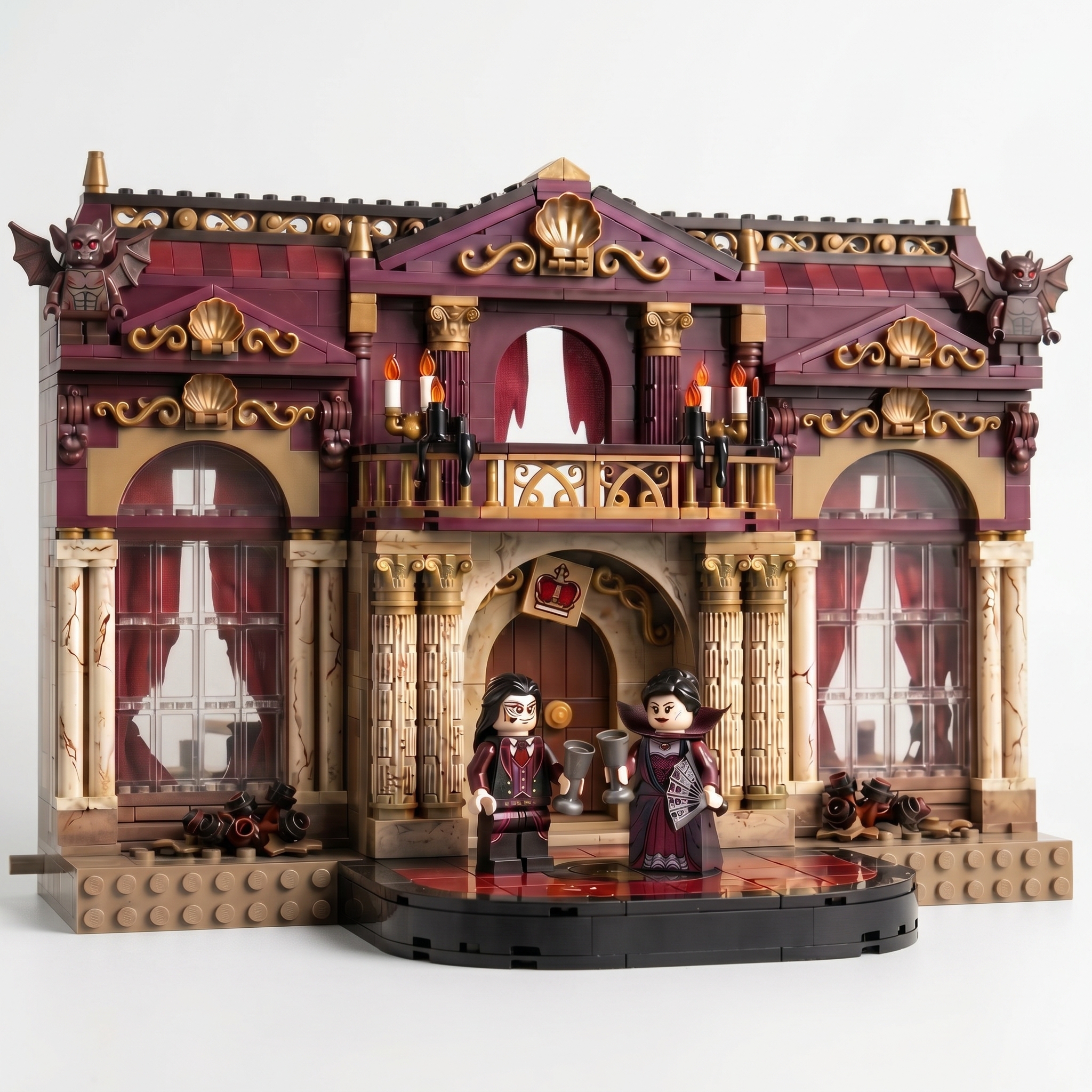 Midnight Curse Ballroom Gothic Display Building Set