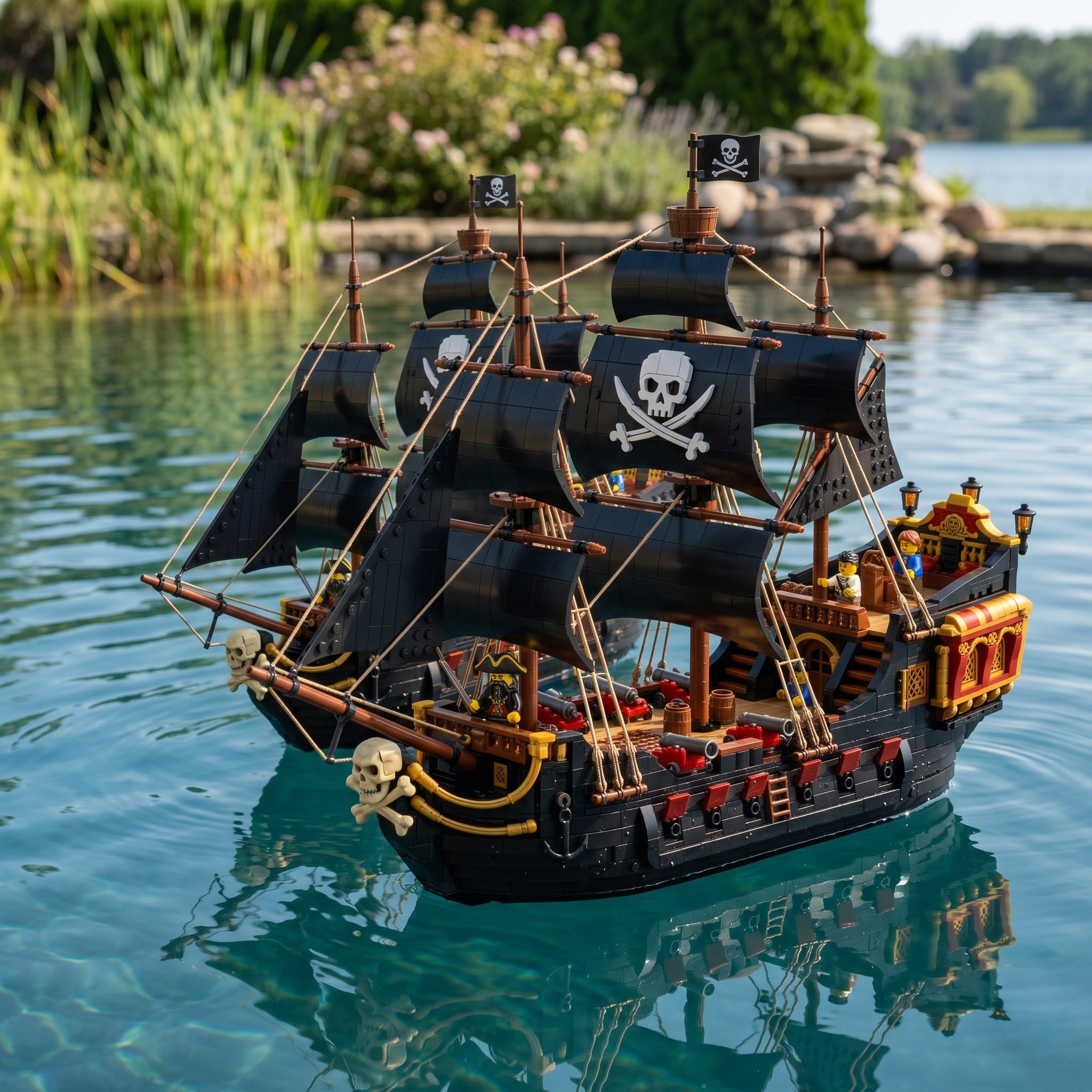Pirate’s Cove Black Sail Ship Building Set
