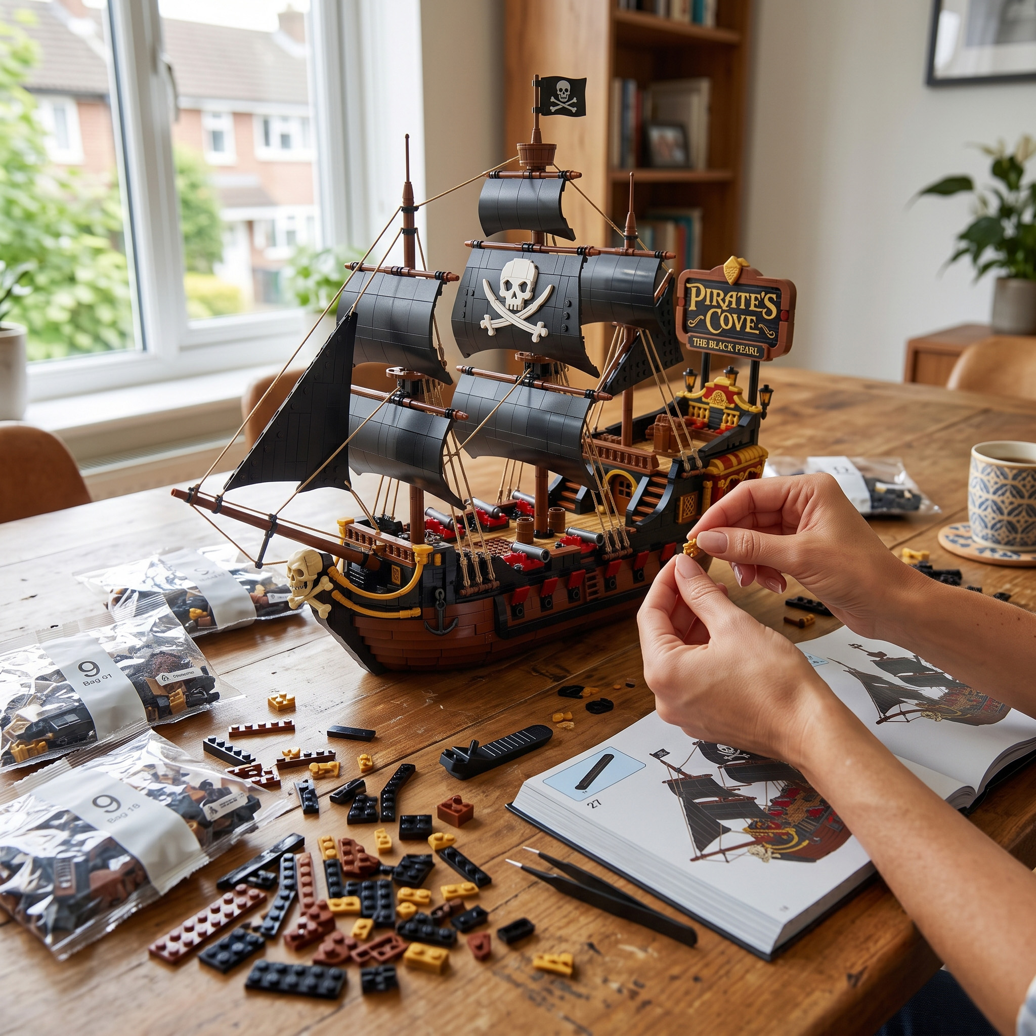 Pirate’s Cove Black Sail Ship Building Set
