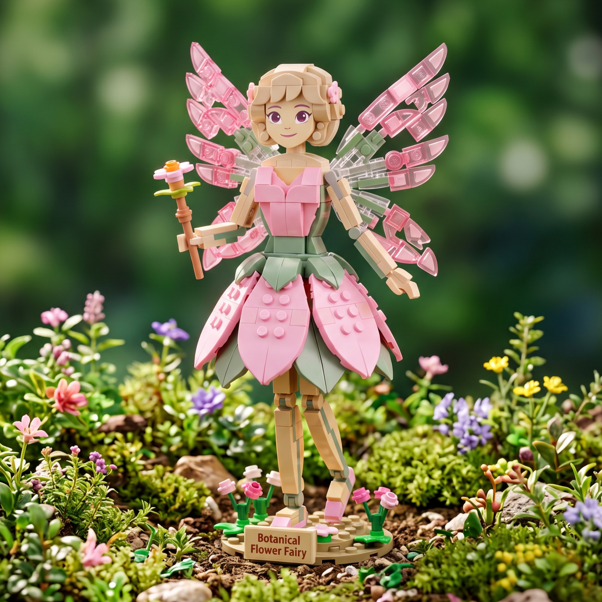 Botanical Flower Fairy — Enchanted Garden Collection Building Set