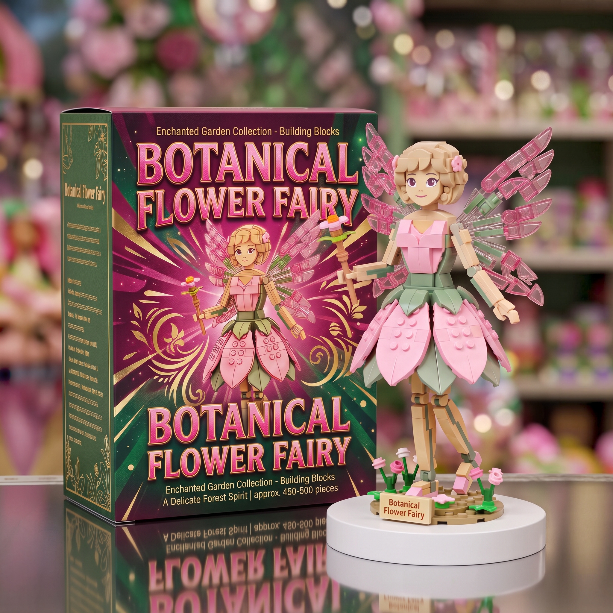 Botanical Flower Fairy — Enchanted Garden Collection Building Set