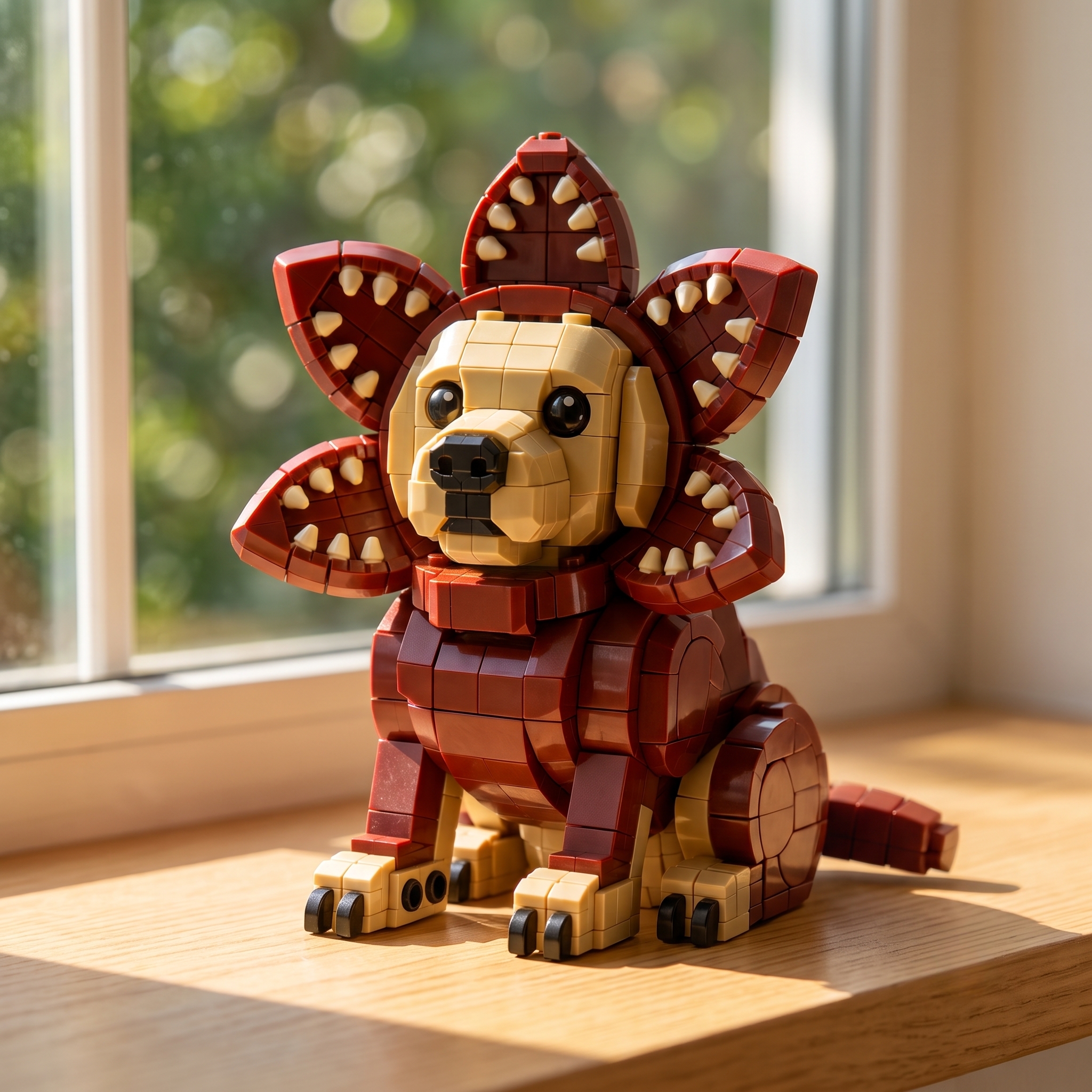 Monster Flower Dog Building Blocks Set