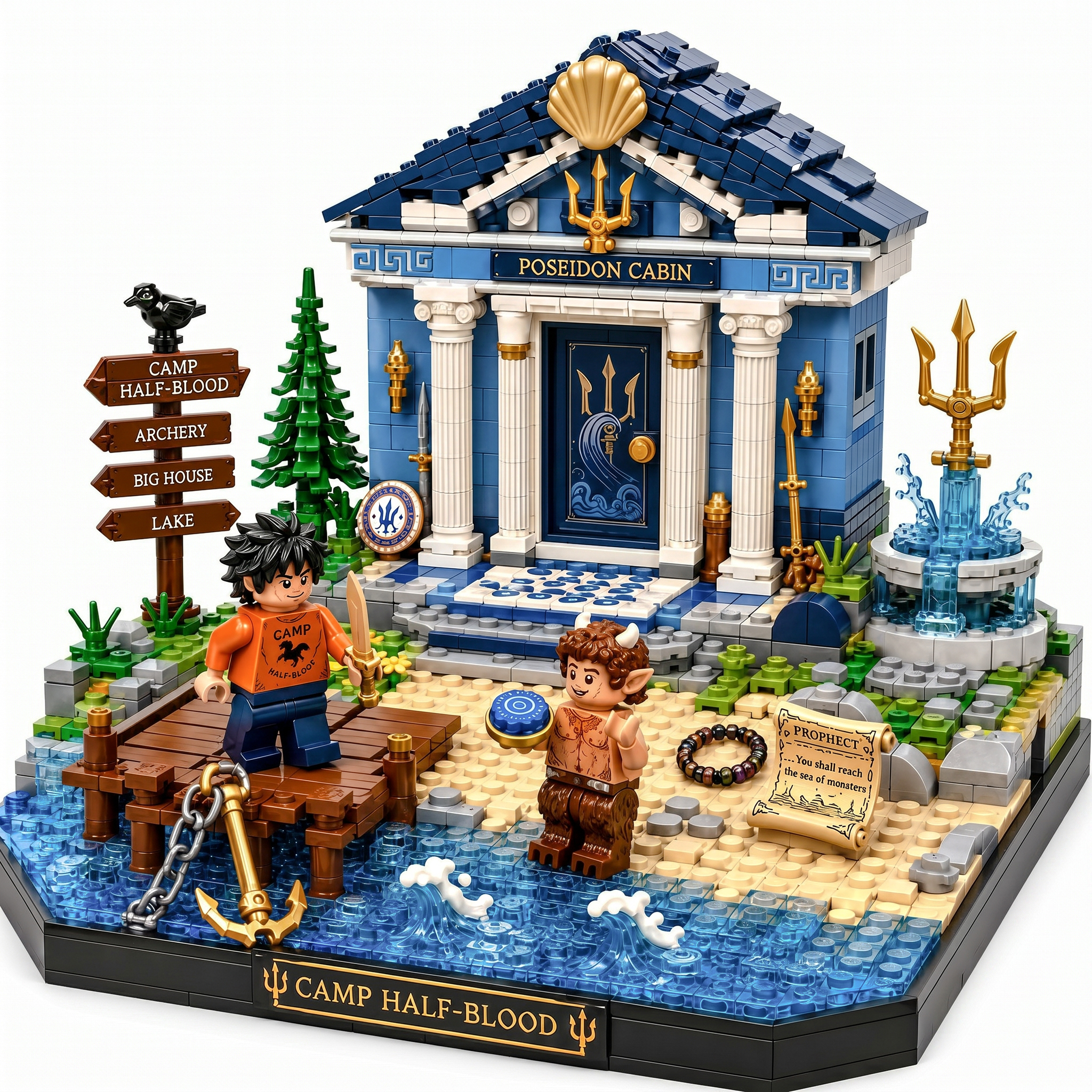 Poseidon Cabin Fantasy Building Set
