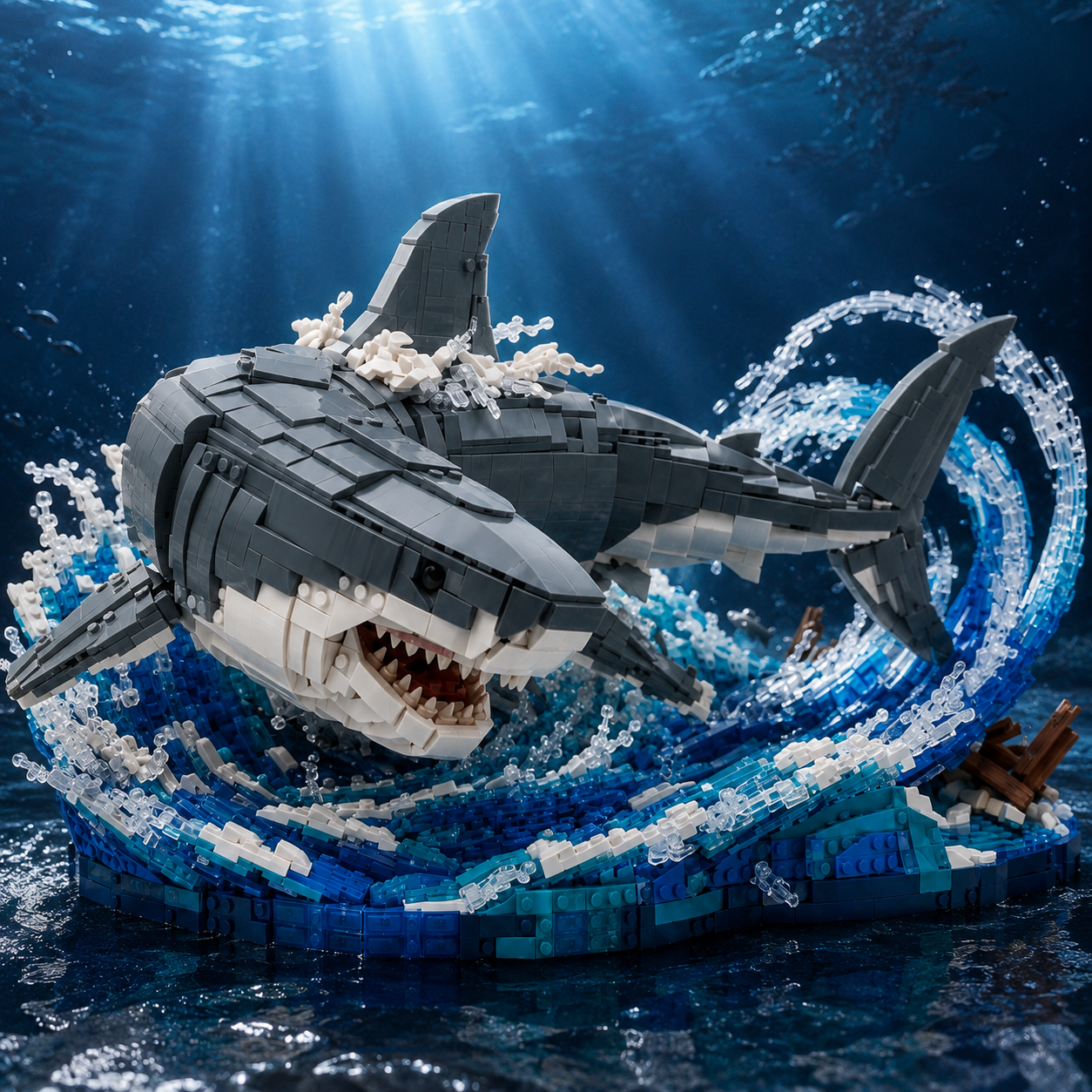 Great White Shark Legacy Building Set