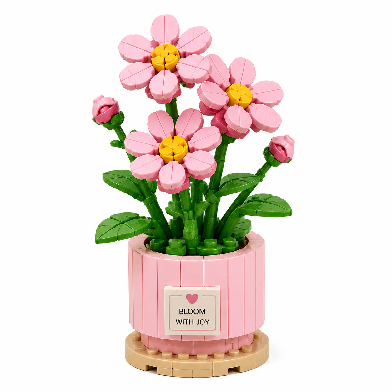 Bloom With Joy Flower Pot Building Set