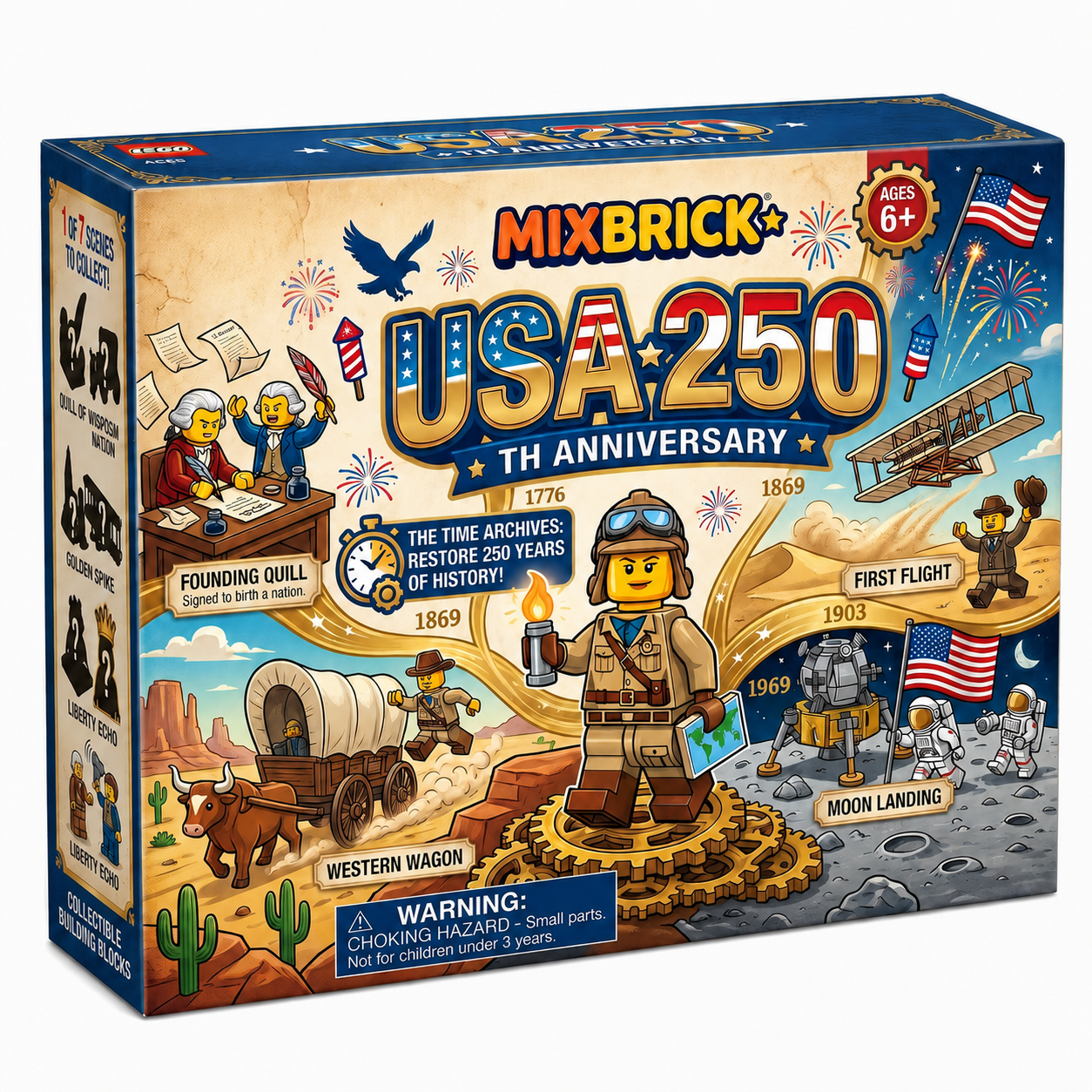 MIXIBRICK USA 250 TIME CAPSULE BLIND BOX SERIES