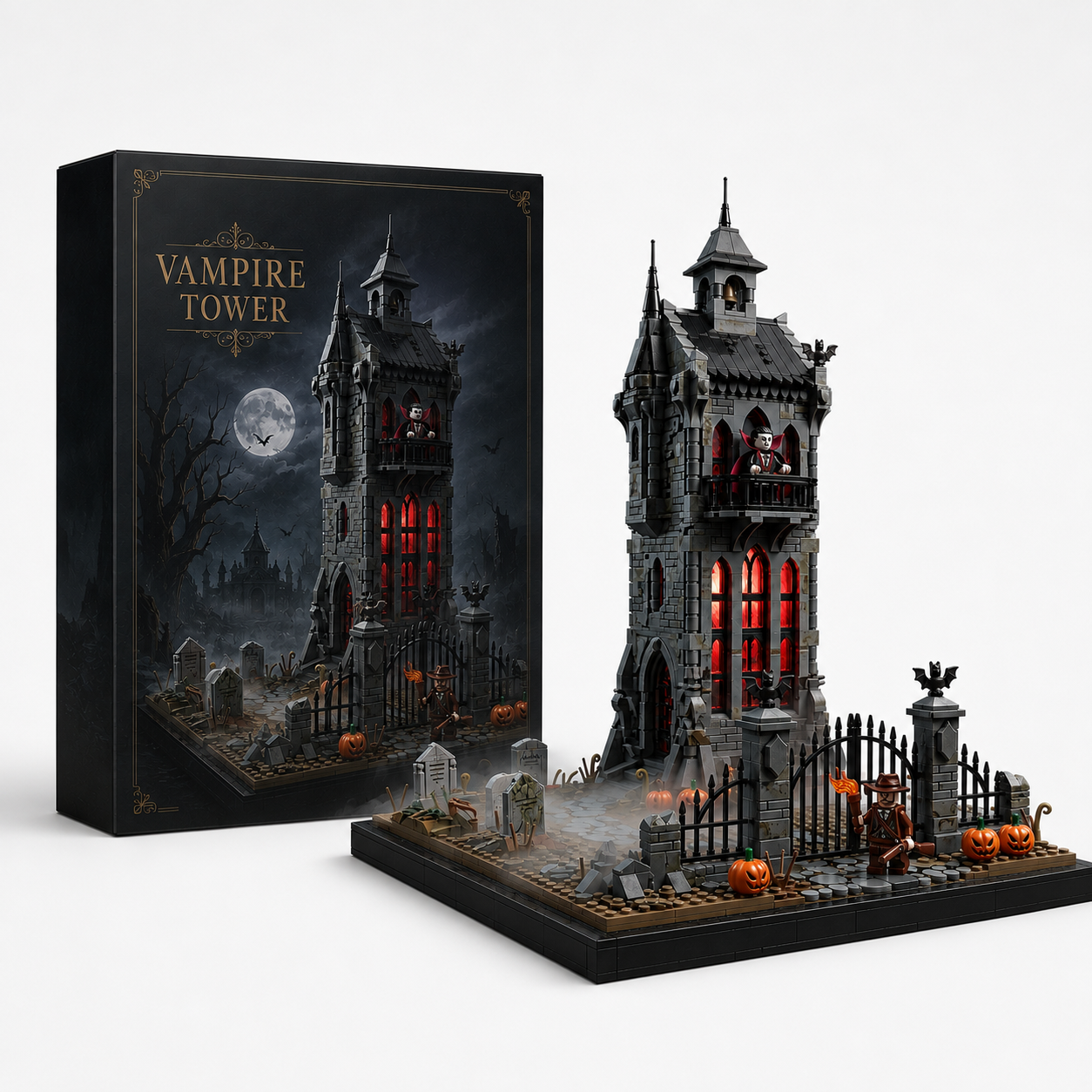 Vampire Bell Tower Gothic Building Set