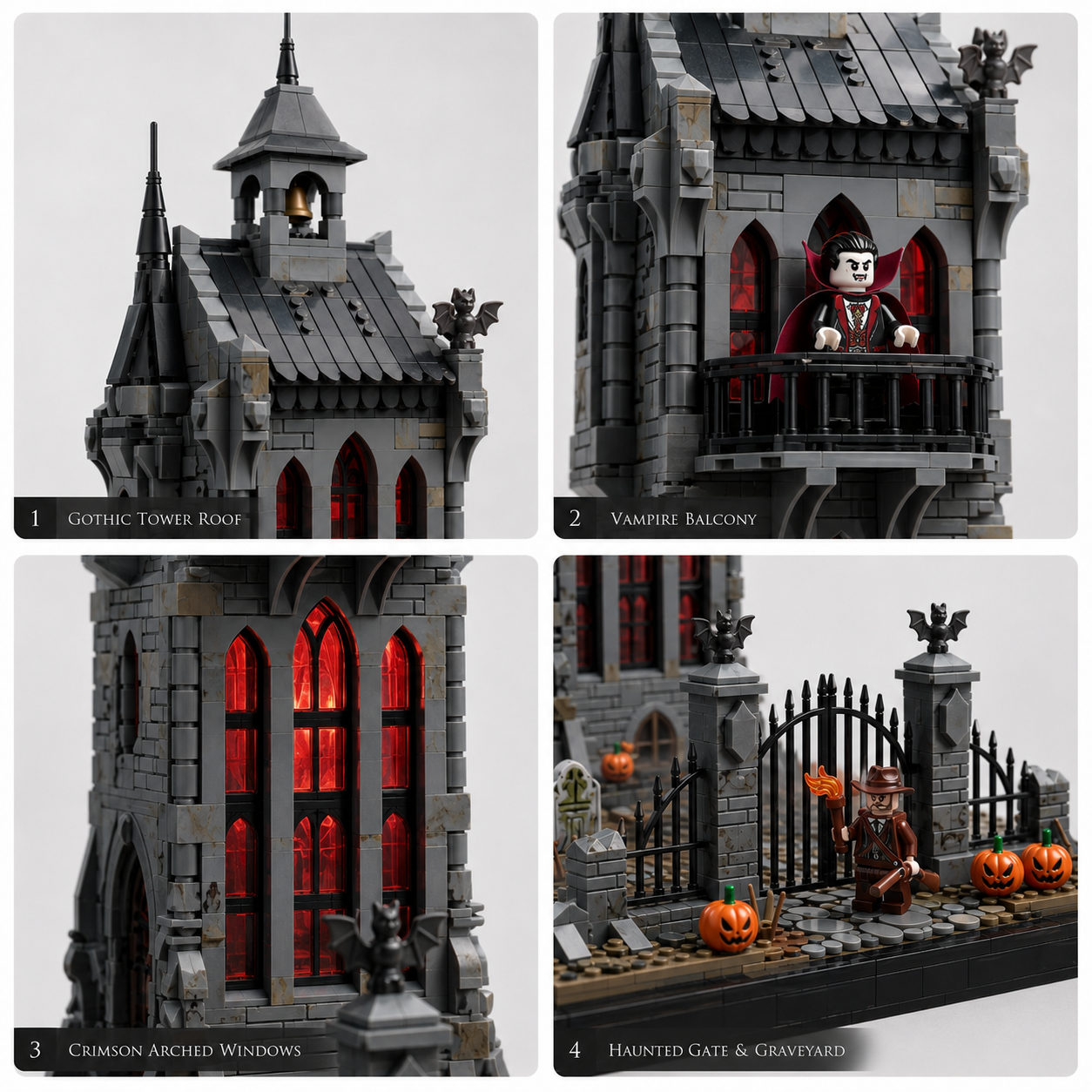 Vampire Bell Tower Gothic Building Set