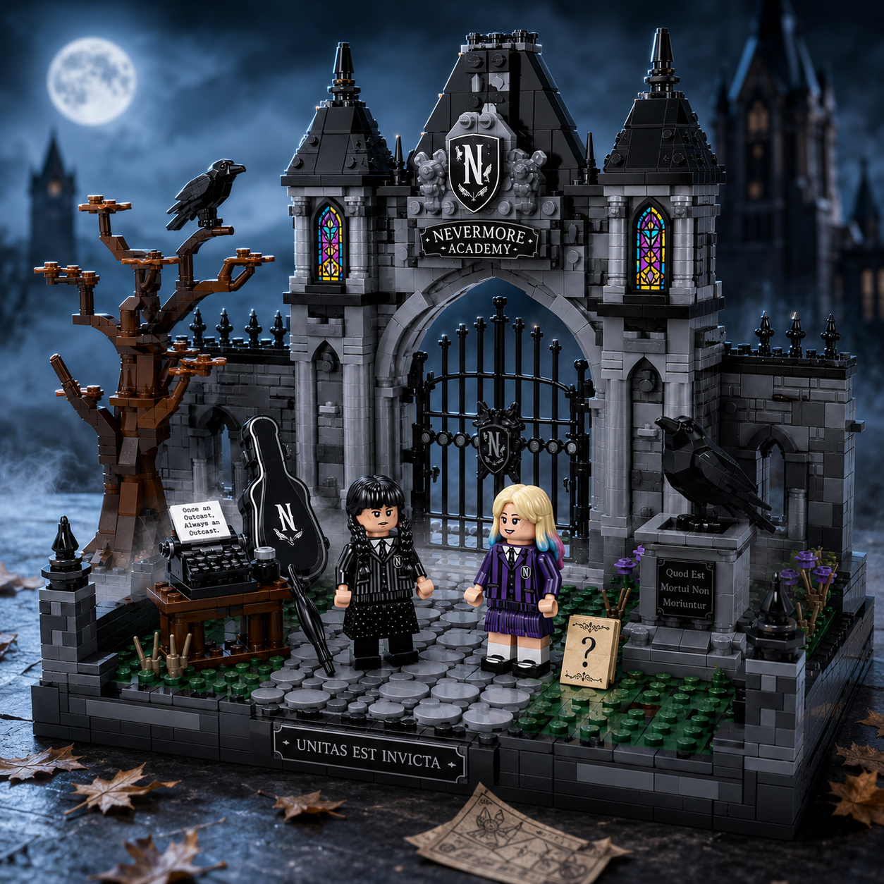 Gothic Academy Gatehouse Collector Building Set