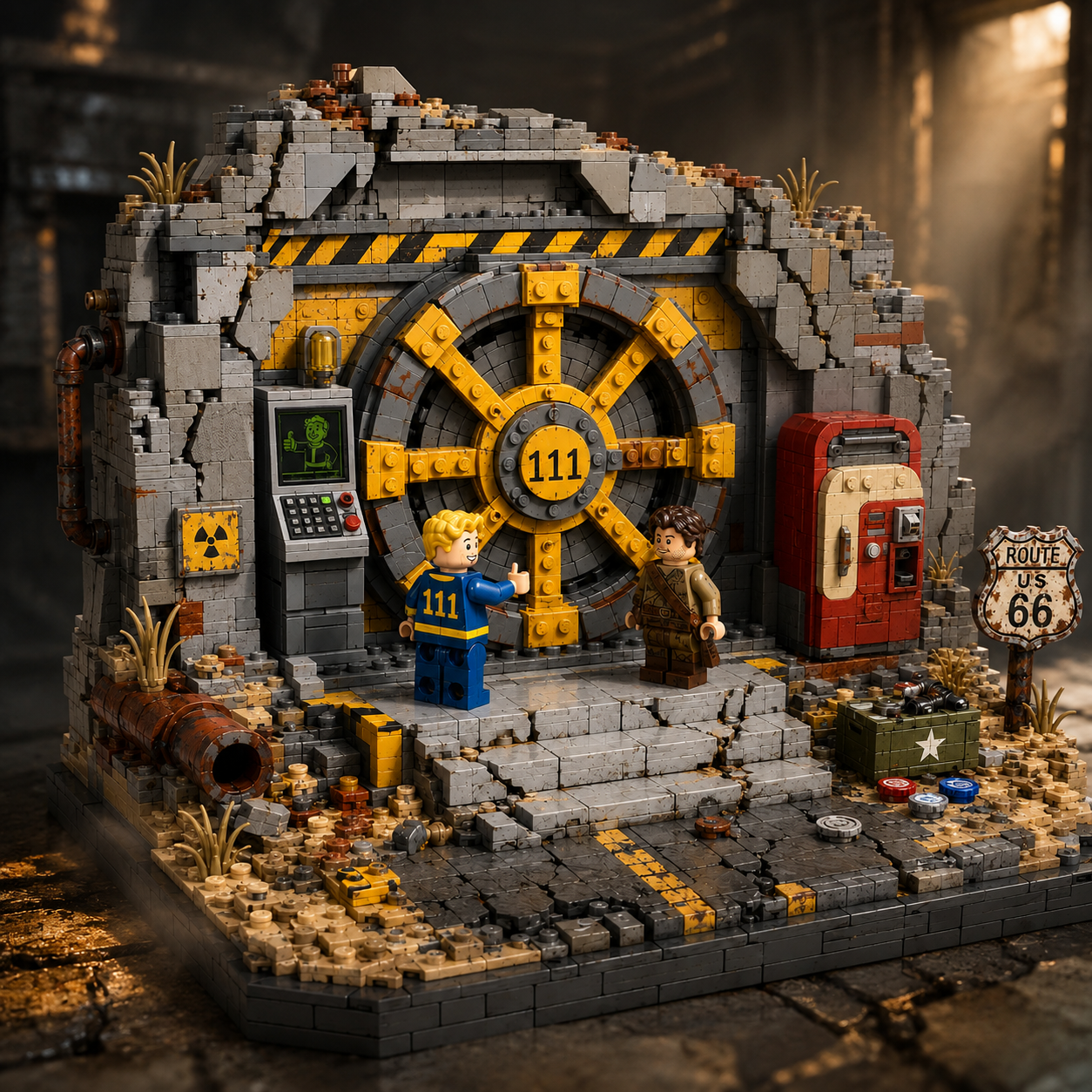 Wasteland Vault Bunker Collector Building Set