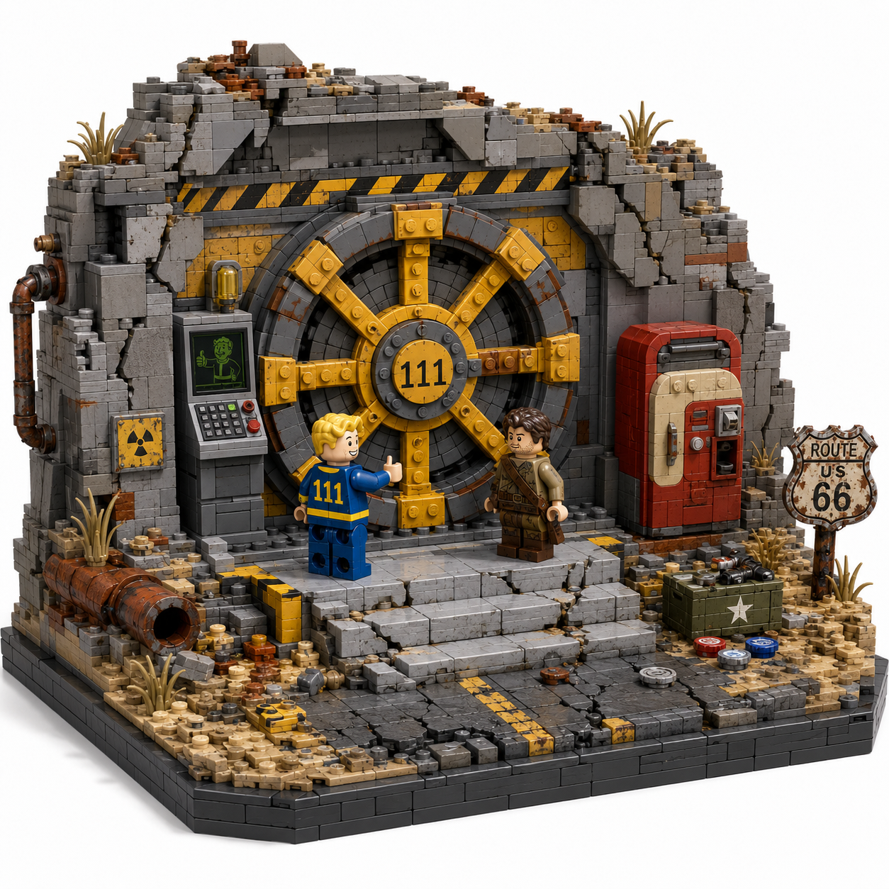 Wasteland Vault Bunker Collector Building Set