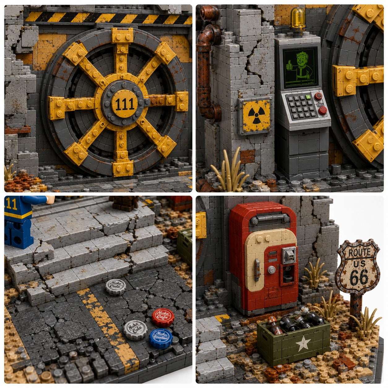 Wasteland Vault Bunker Collector Building Set