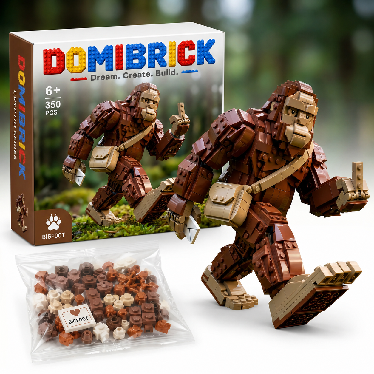 Bigfoot Forest Postman Building Block Set