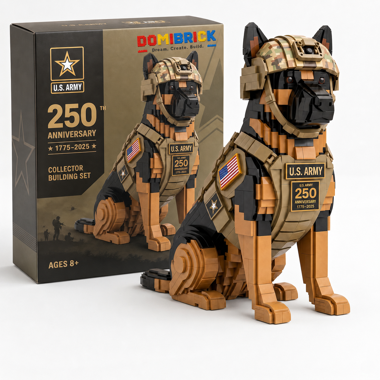 U.S. Army K9 250th Anniversary Building Set