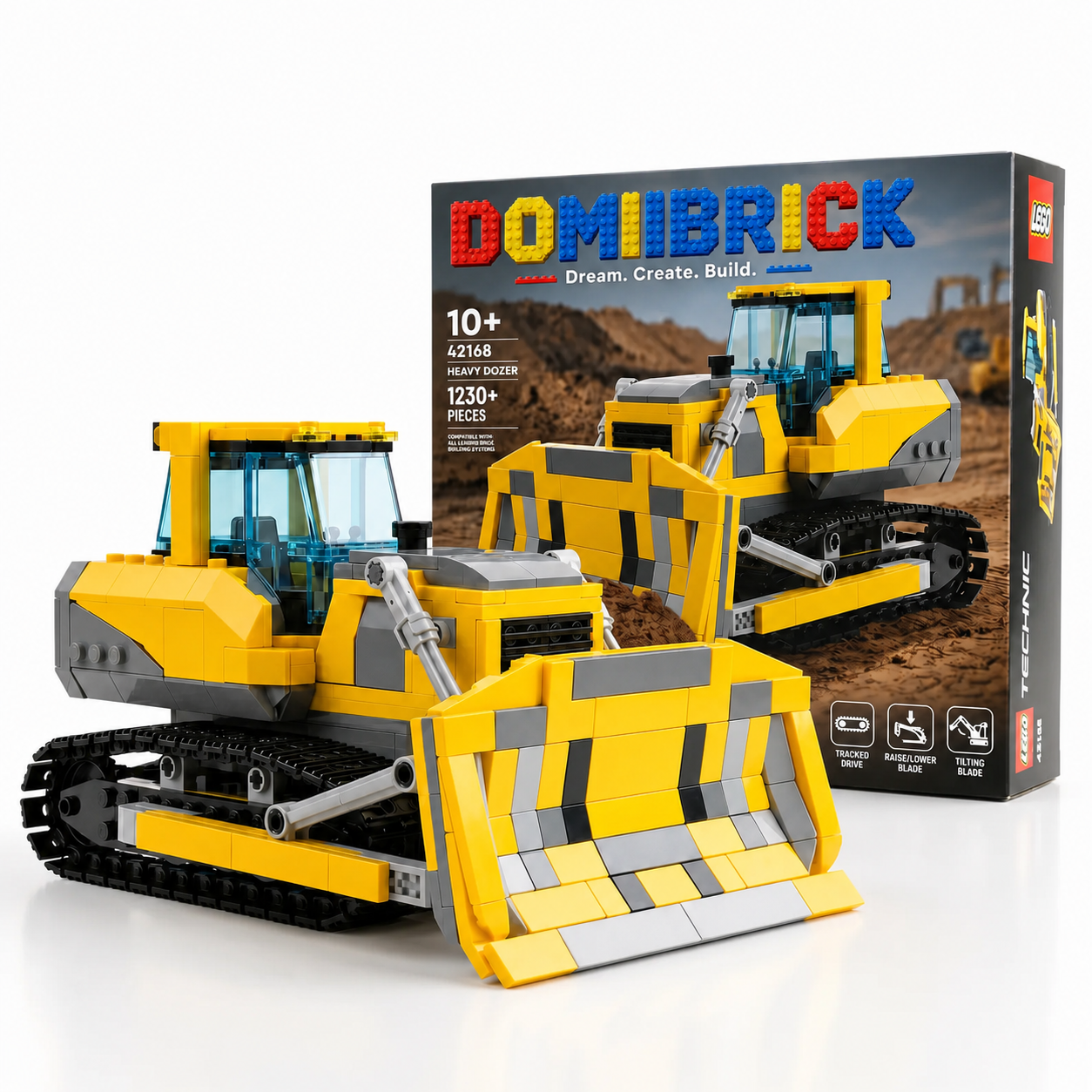 🚜 Heavy-Duty Bulldozer Building Set