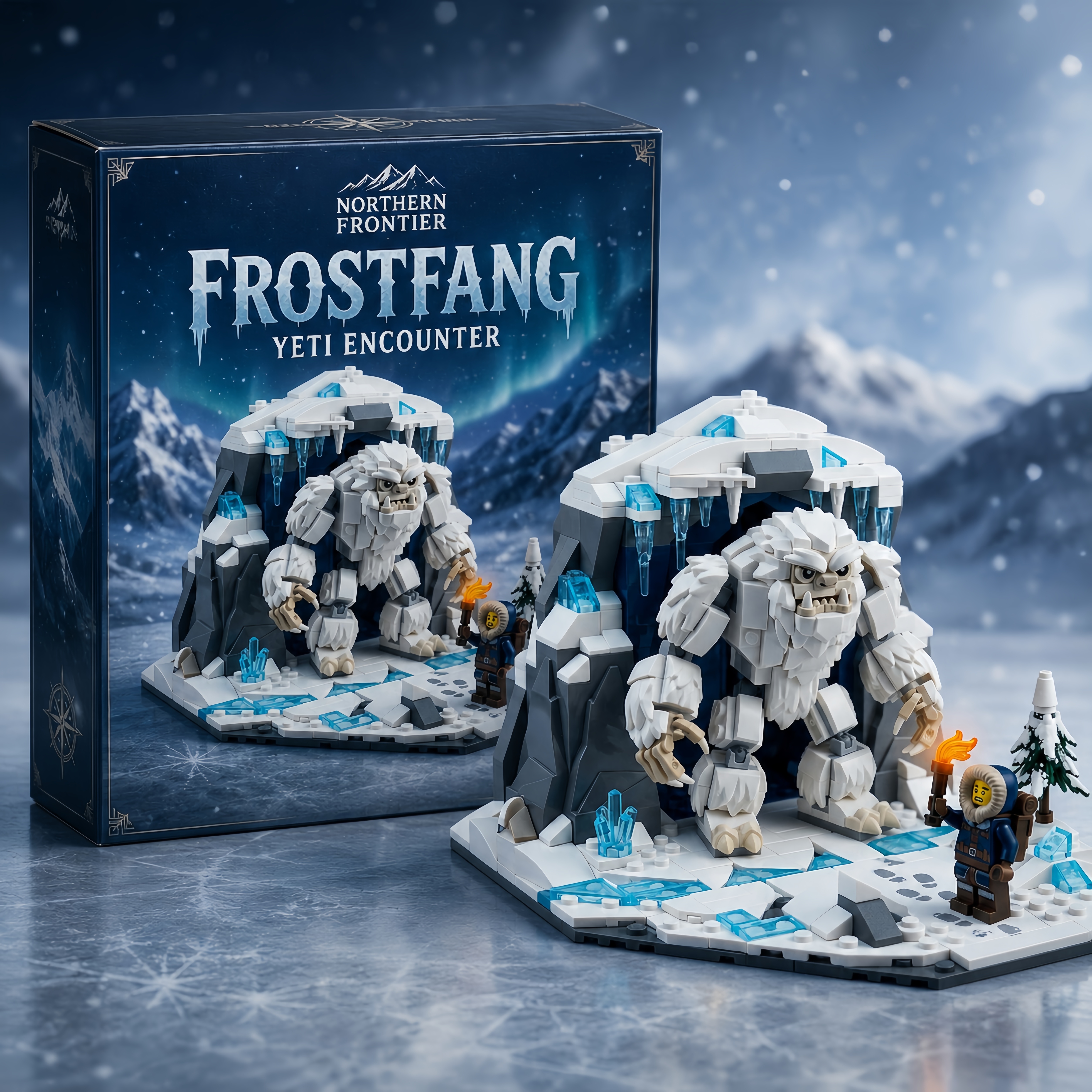 Frostfang Yeti Encounter Display Building Set
