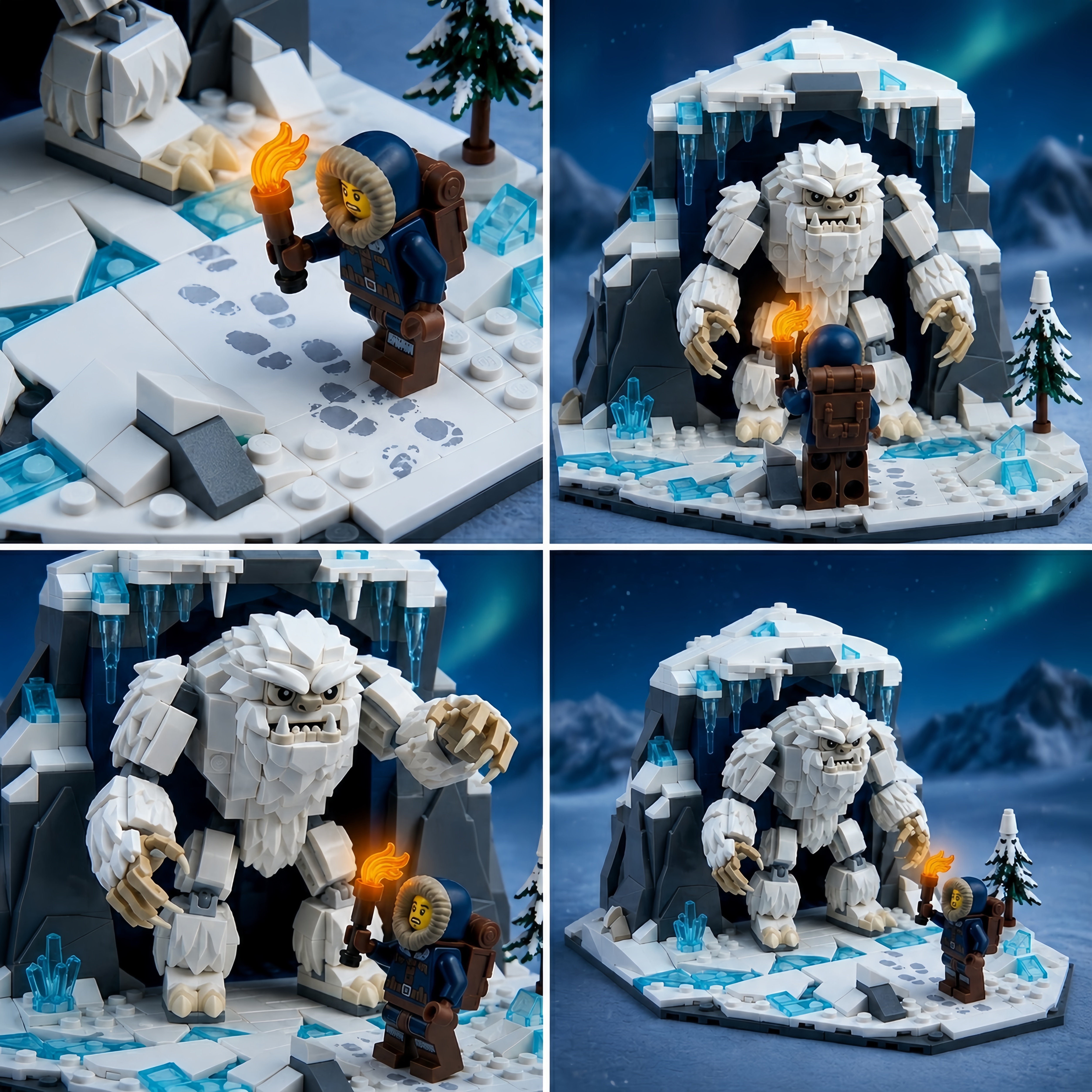 Frostfang Yeti Encounter Display Building Set