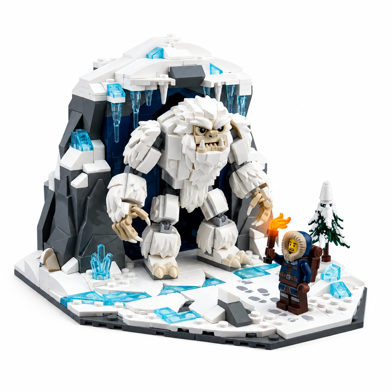 Frostfang Yeti Encounter Display Building Set