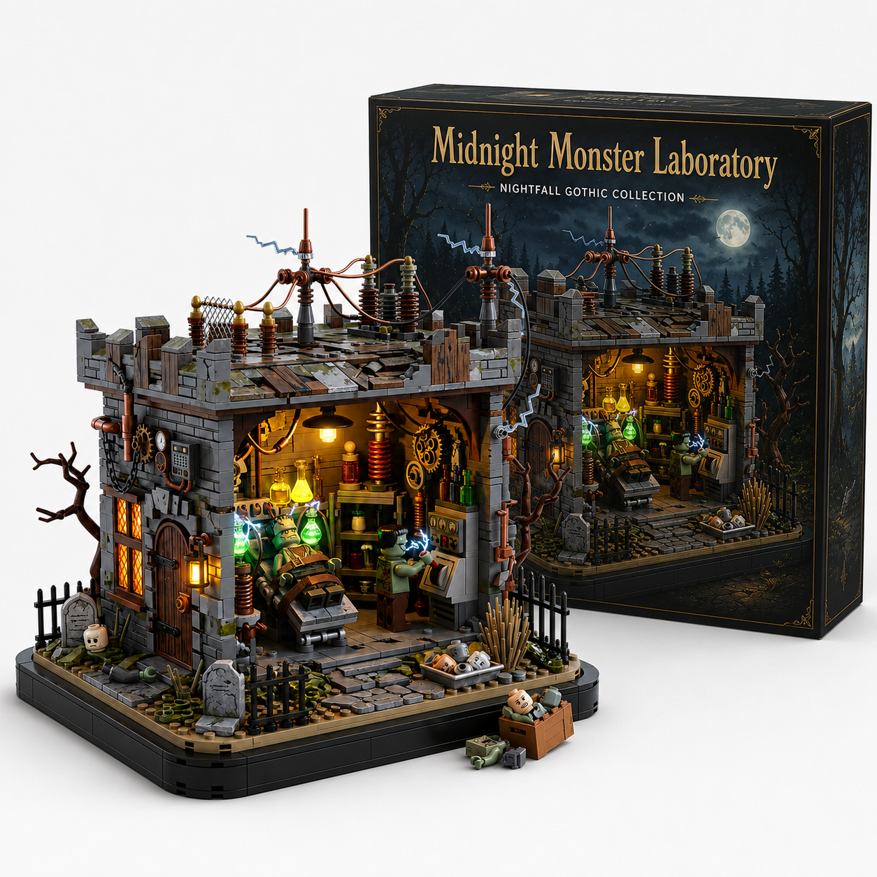 Midnight Monster Laboratory Building Set