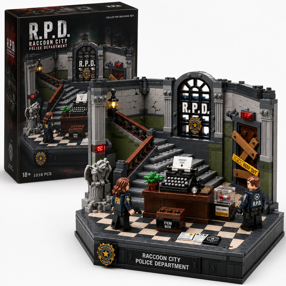 Raccoon City Police Department Collector Building Set
