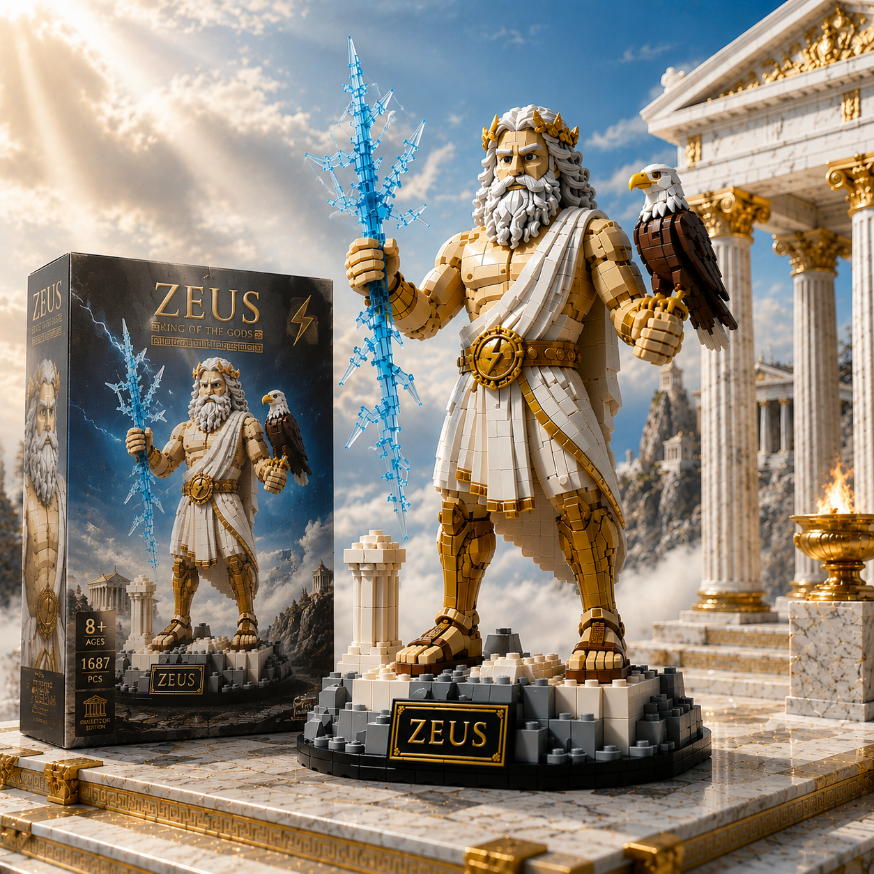 Zeus King of the Gods Collector Building Set