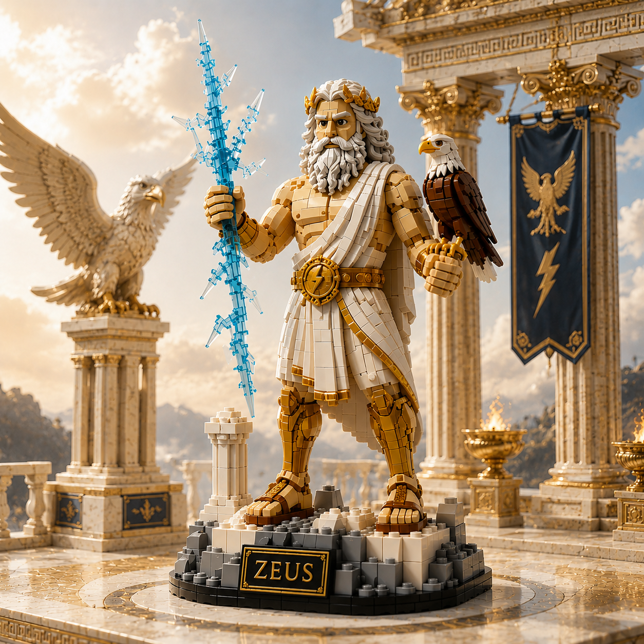 Zeus King of the Gods Collector Building Set