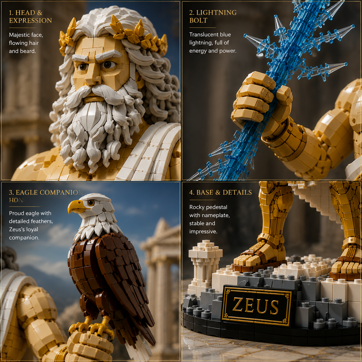 Zeus King of the Gods Collector Building Set