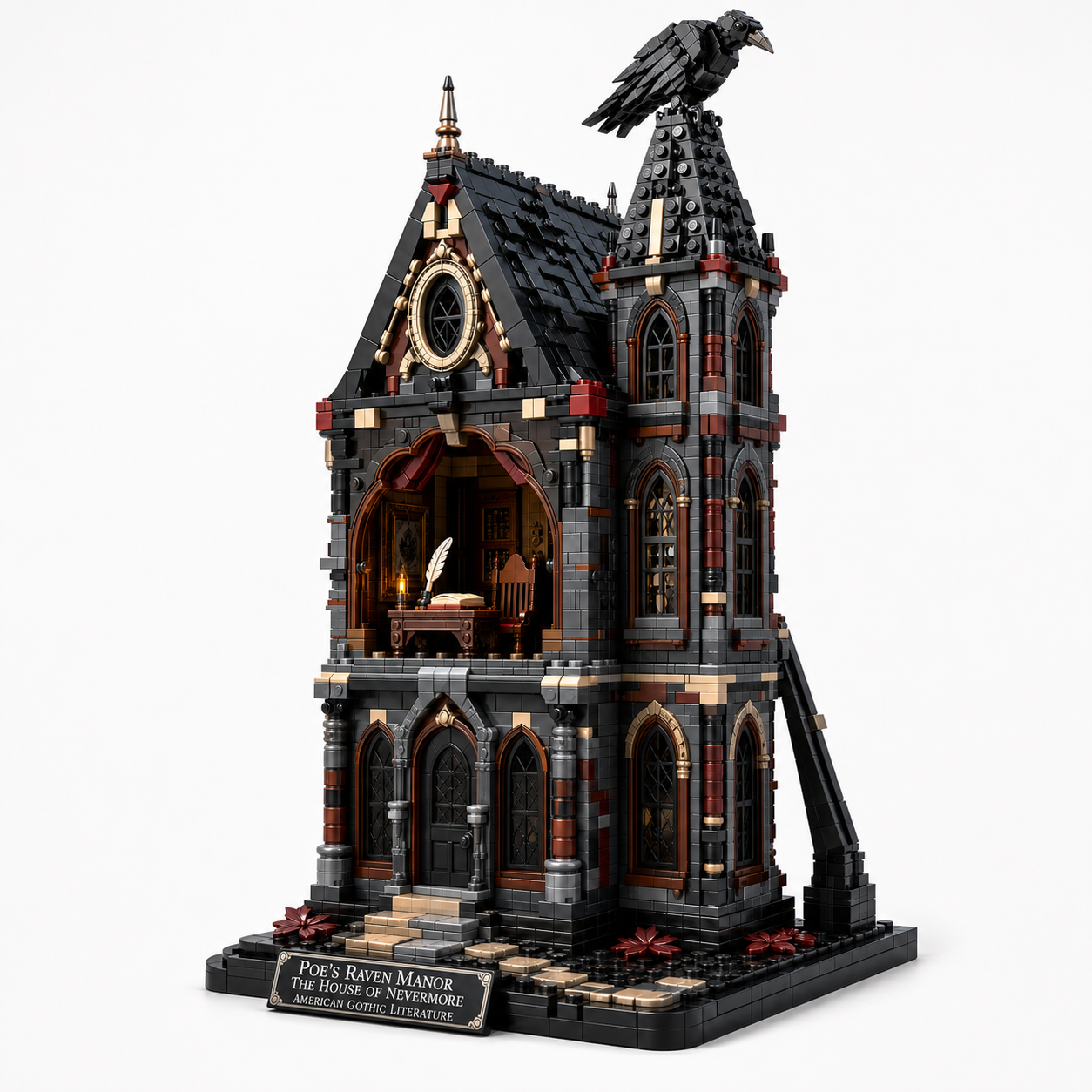 Poe’s Raven Manor — The House of Nevermore Collector Building Set