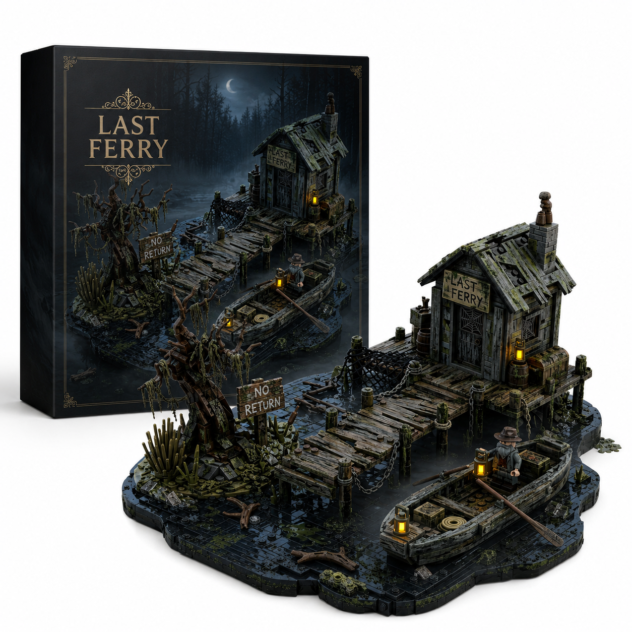 Midnight Ferryman’s Dock Building Set