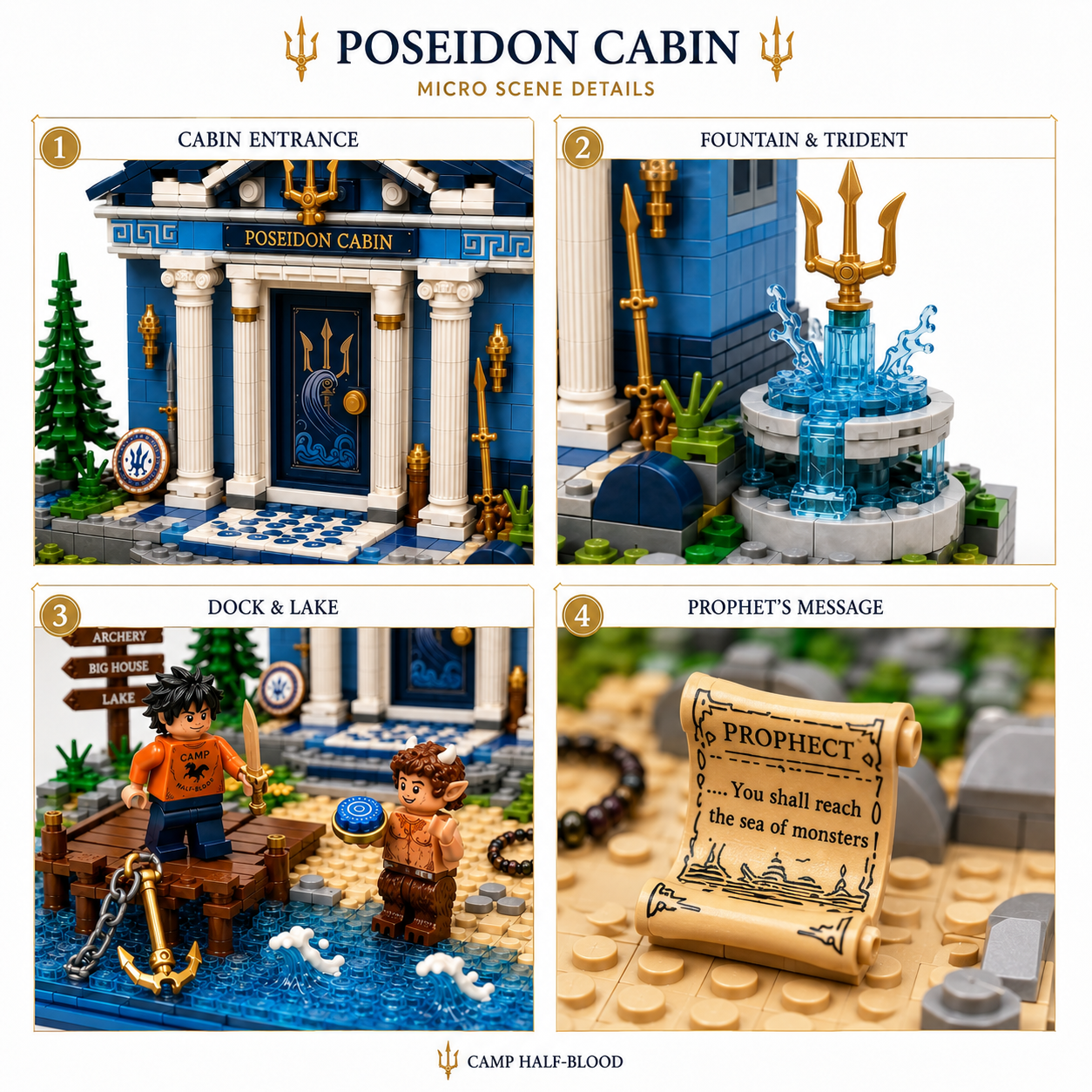 Poseidon Cabin Fantasy Building Set