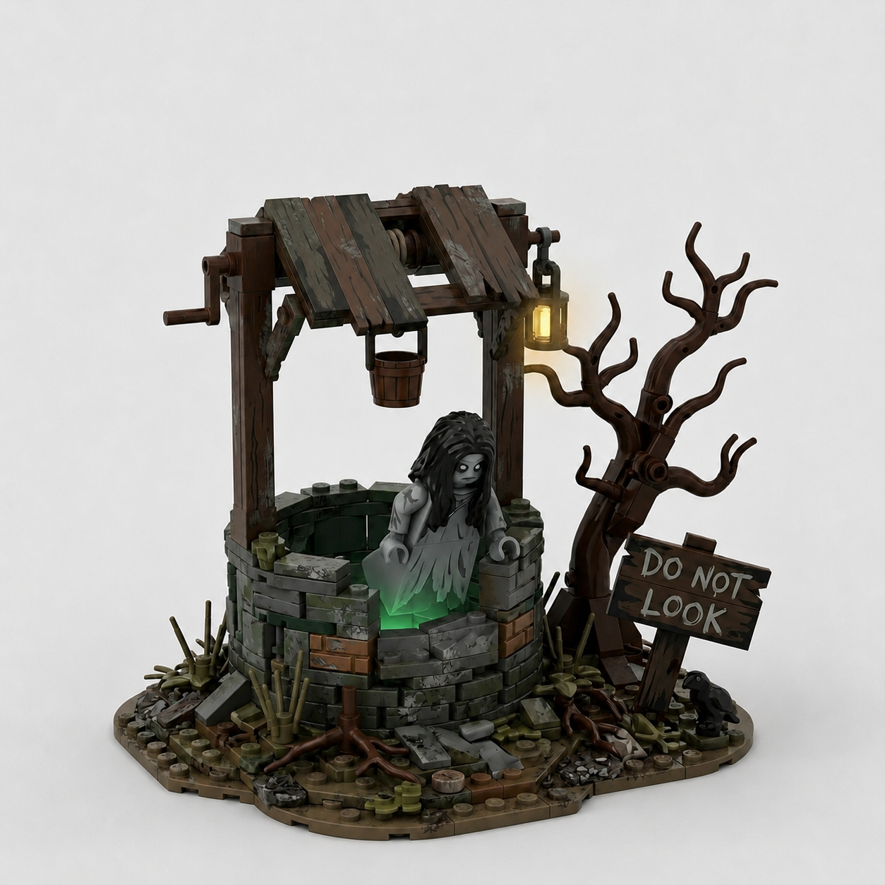 Whispers From The Well Ghostly Forest Display Building Set