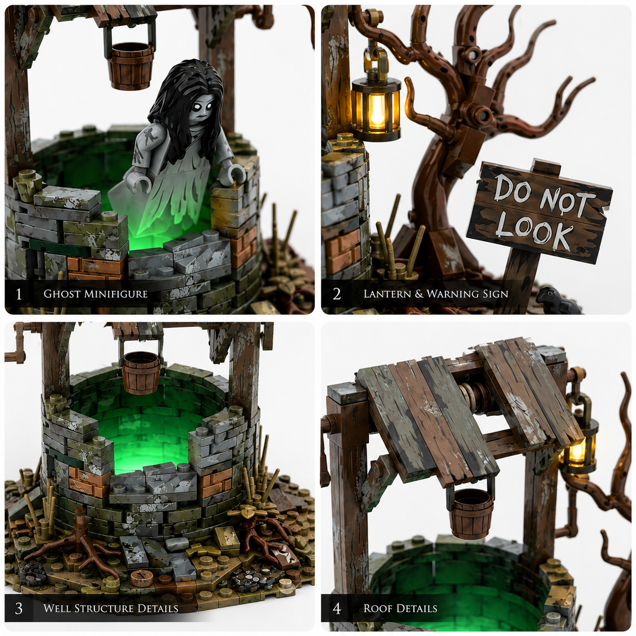 Whispers From The Well Ghostly Forest Display Building Set