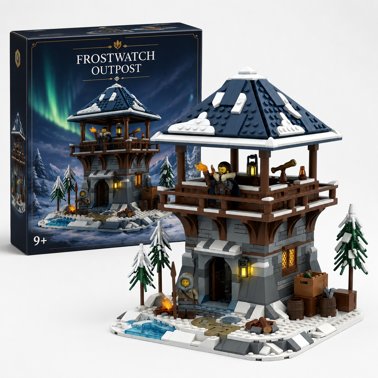 Frostwatch Outpost Winter Display Building Set