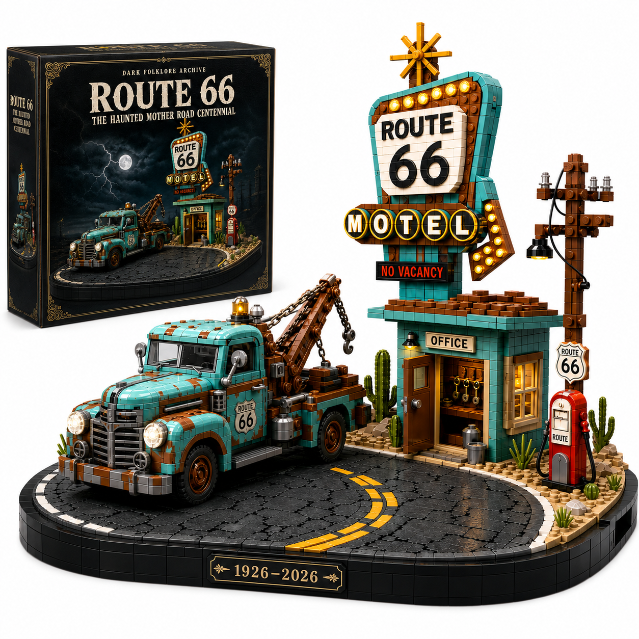 ROUTE 66 — The Haunted Mother Road Centennial Collector Building Set