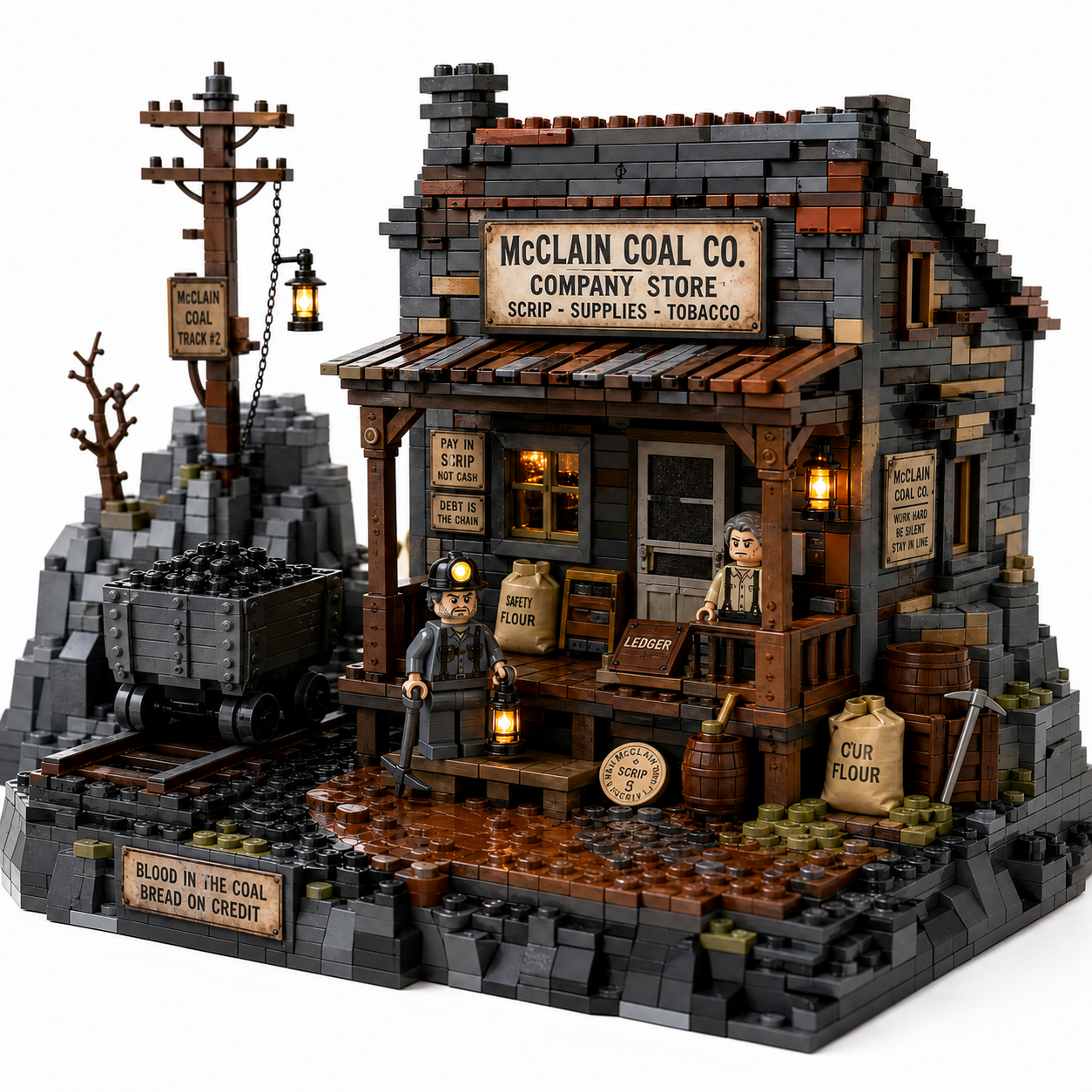 McClain Coal Co. Company Store Collector Building Set