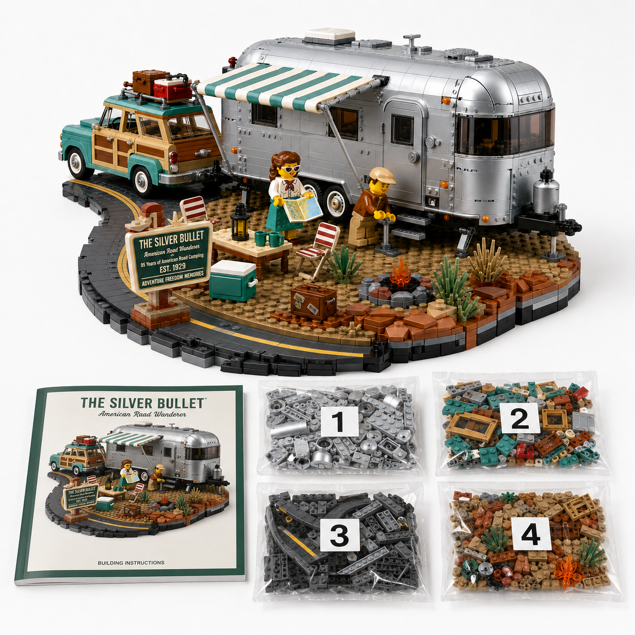 The Silver Bullet American Road Wanderer Collector Building Set